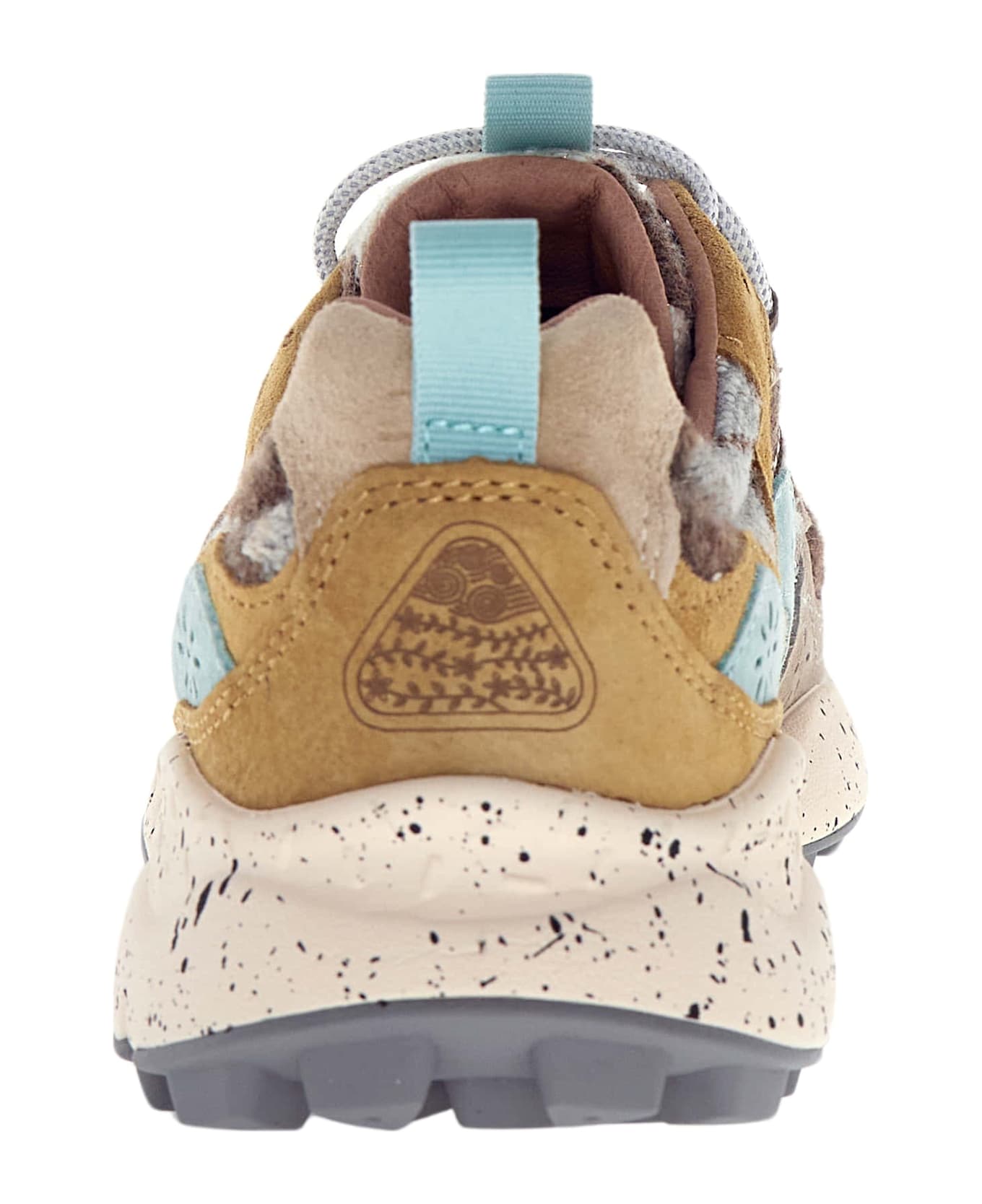 Flower Mountain Yamano 3 Woman - Cheques Taupe Milk M