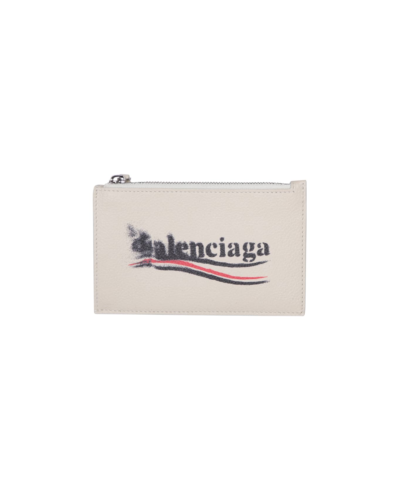Balenciaga Beige Card Holder - Black 財布