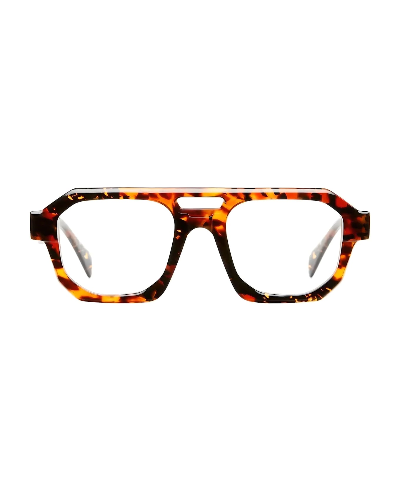 Kuboraum Mask K33 Hsp - Havana Stripes Rx Glasses - Havana