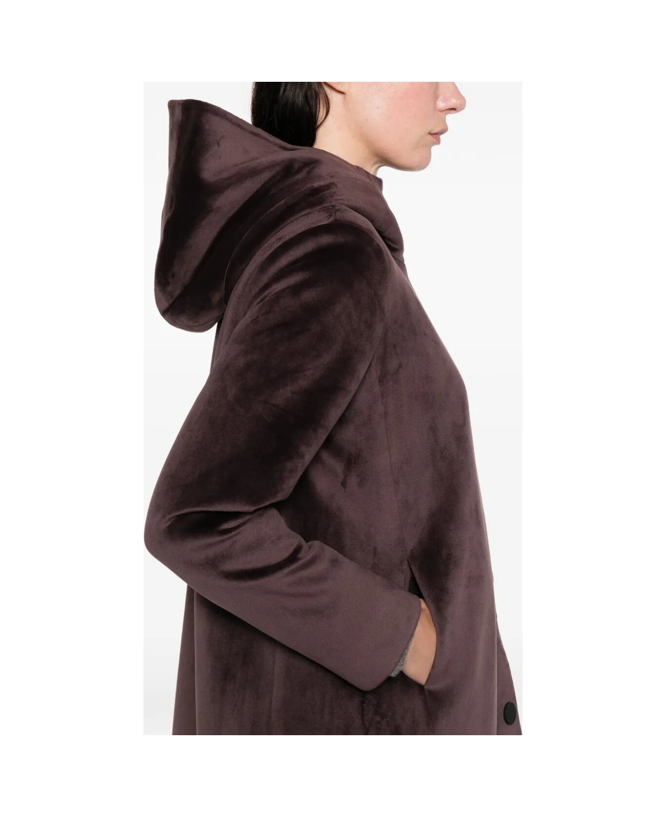 RRD - Roberto Ricci Design Velour Neo Parka Wom Jkt - Bordeaux