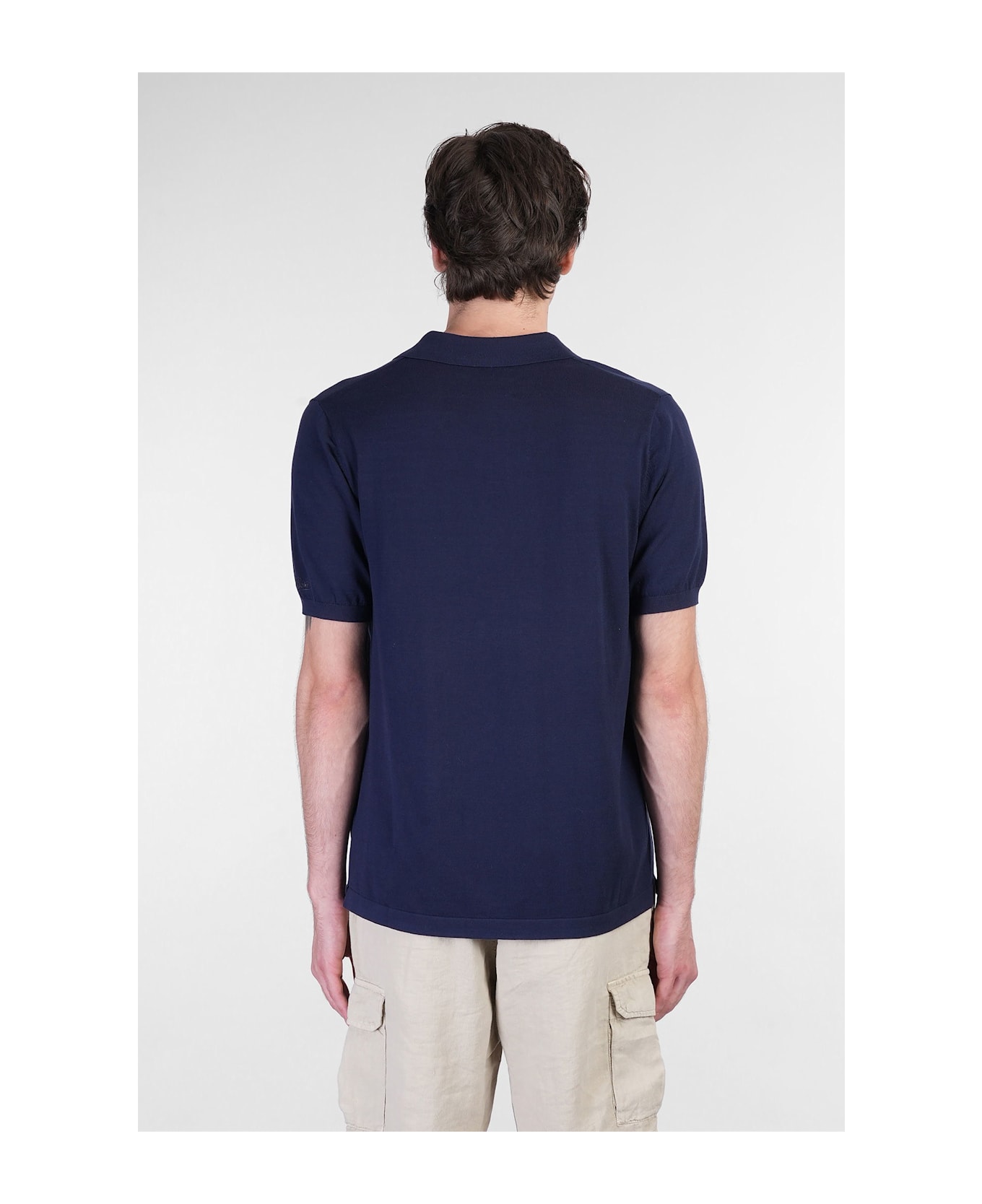 MC2 Saint Barth Solan Polo In Blue Cotton - blue
