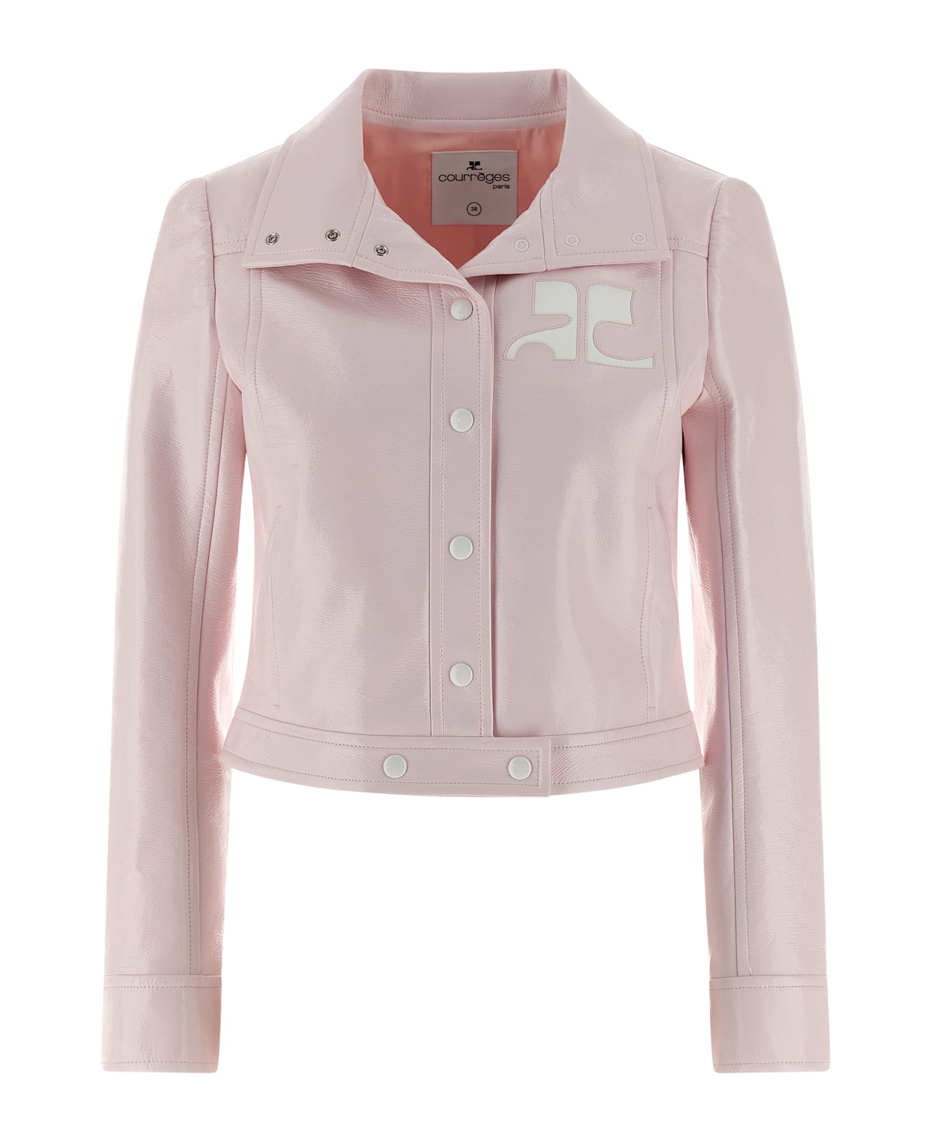 Courrèges 'vinyl' Jacket - Pink