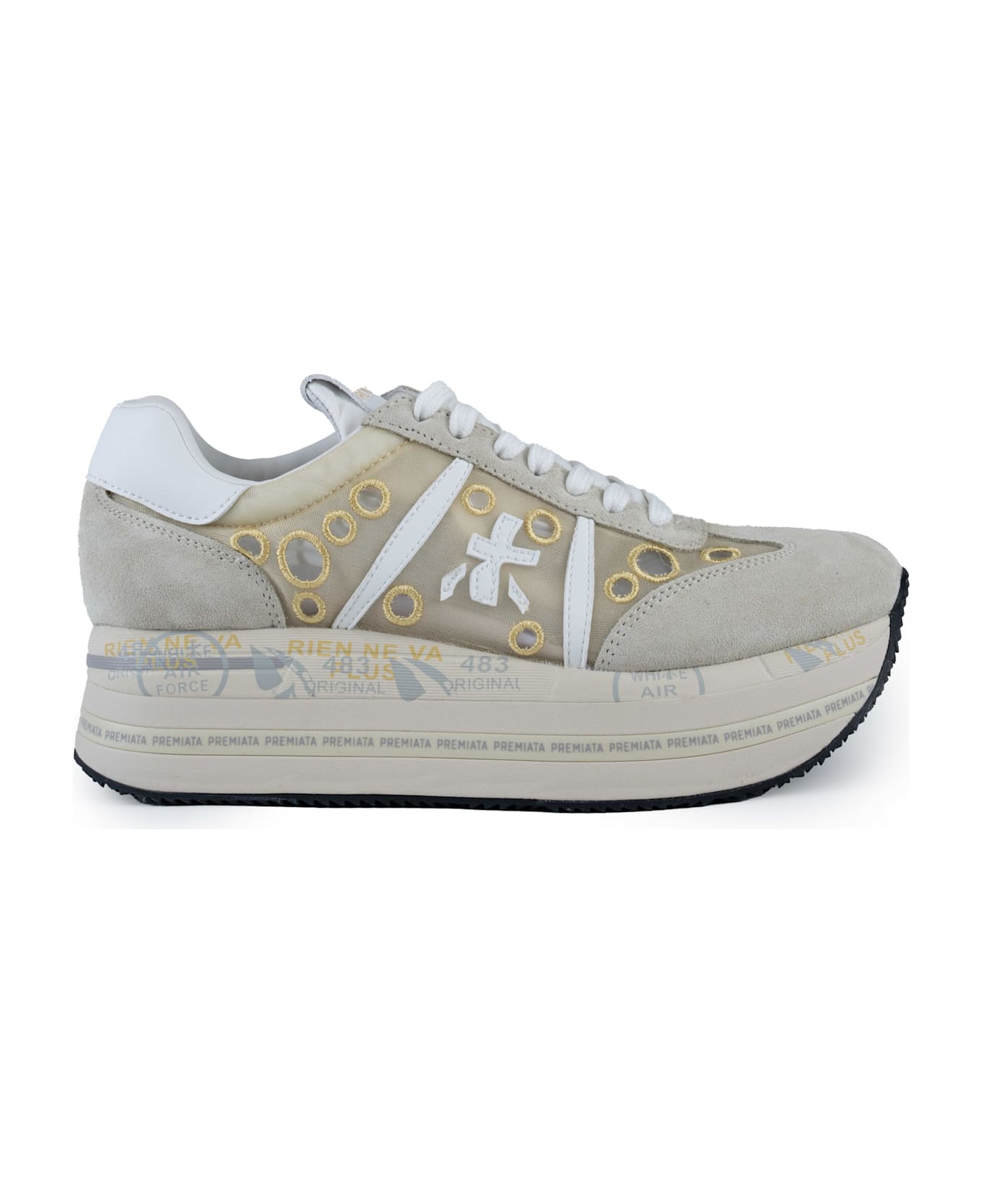 Premiata Beth 7382 Sneakers - Avorio