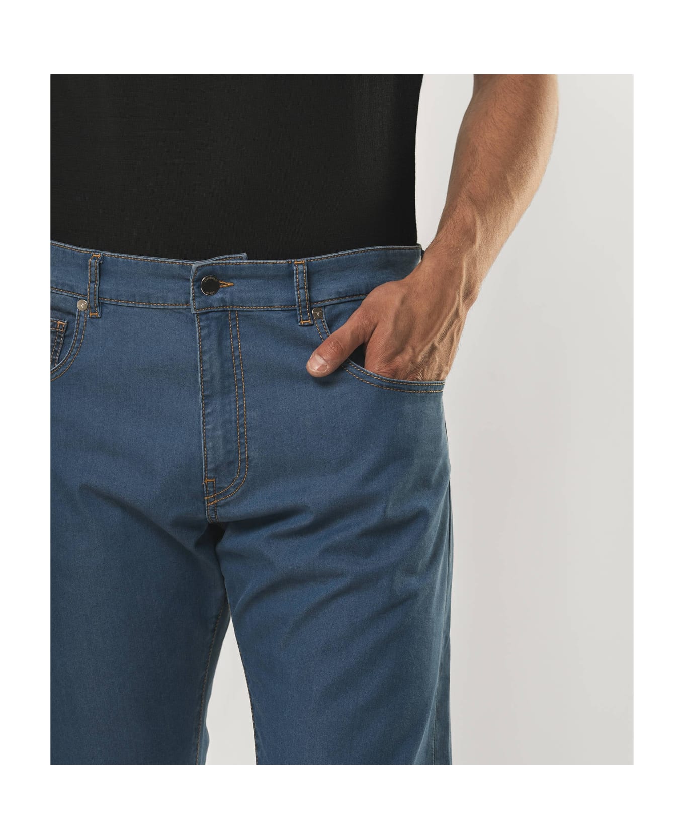 Larusmiani Trousers Jeans Jeans - LightBlue