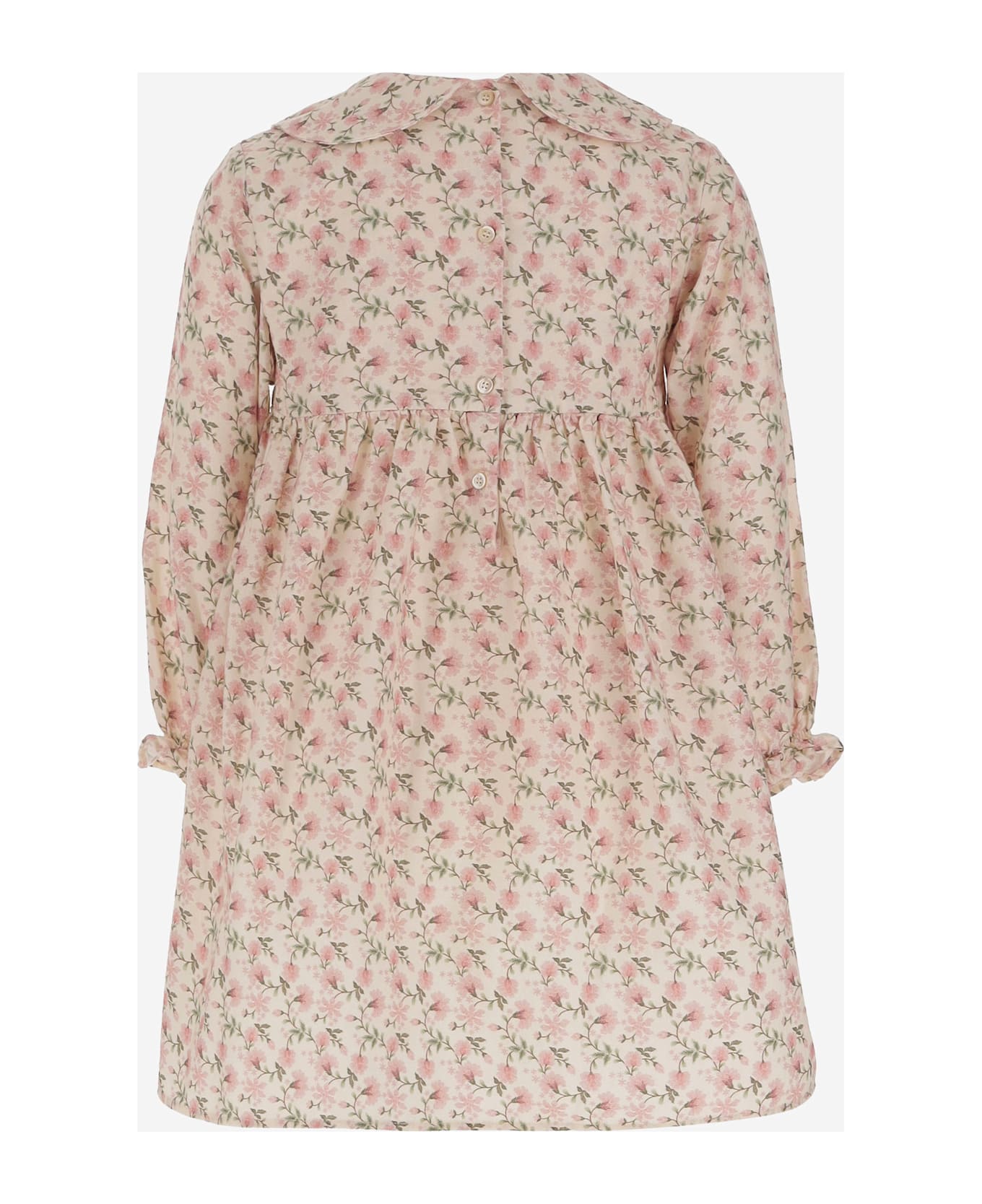Babe 
Tess Cotton Dress With Floral Pattern - Red