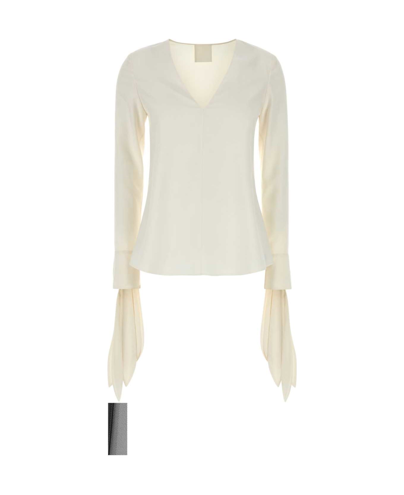 Givenchy White Silk Blouse - OFFWHITE