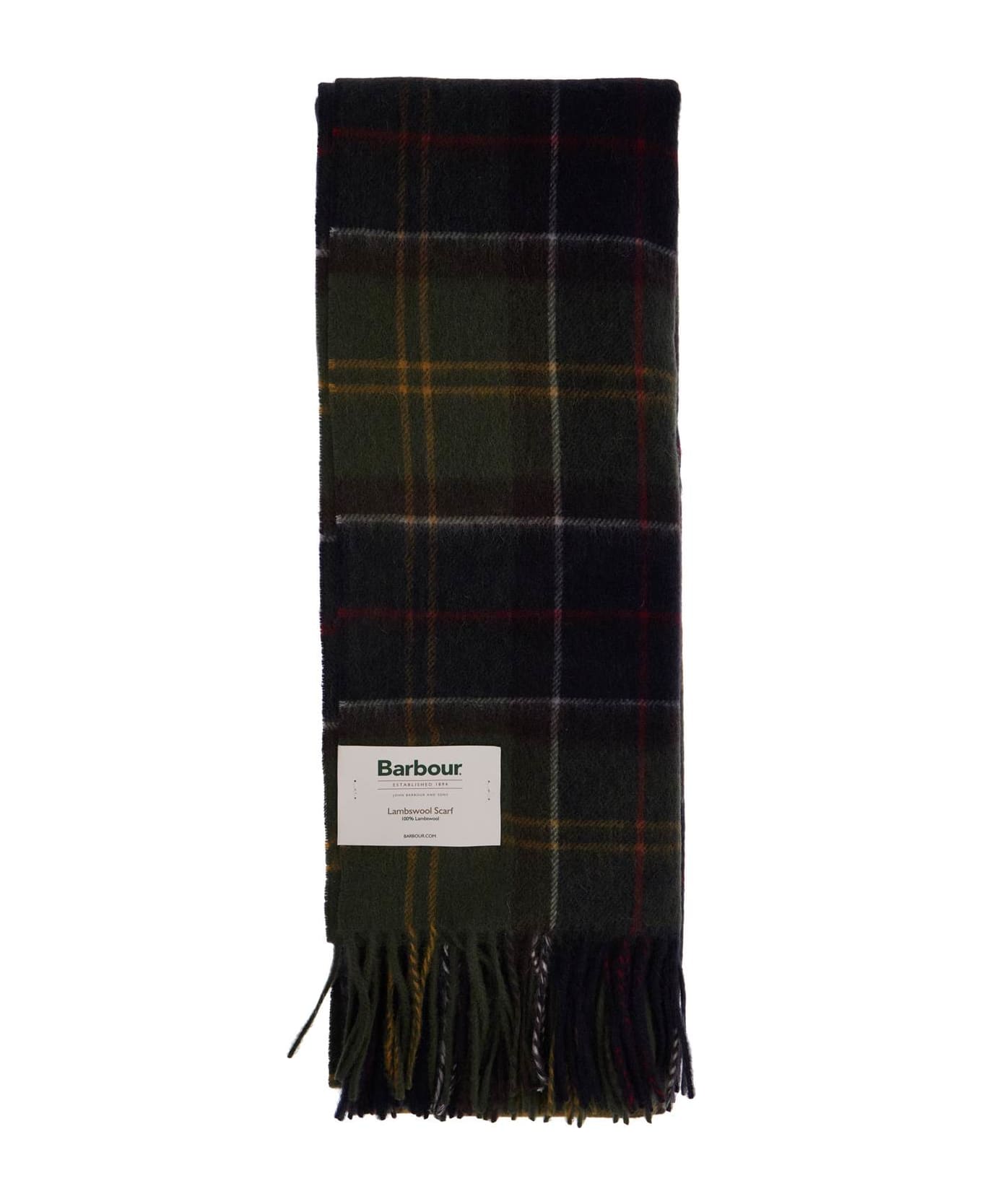 Barbour 
braden Tartan Wool Scar - CLASSIC (Green)