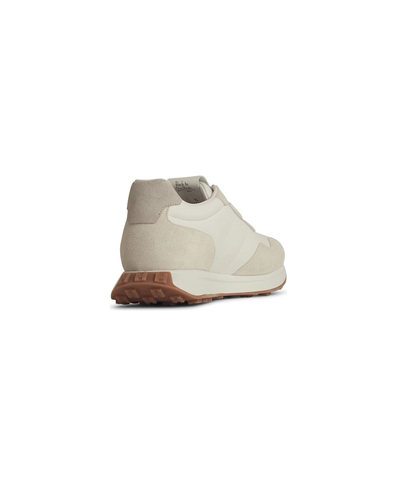Hogan 'h602' White Leather Sneakers - White