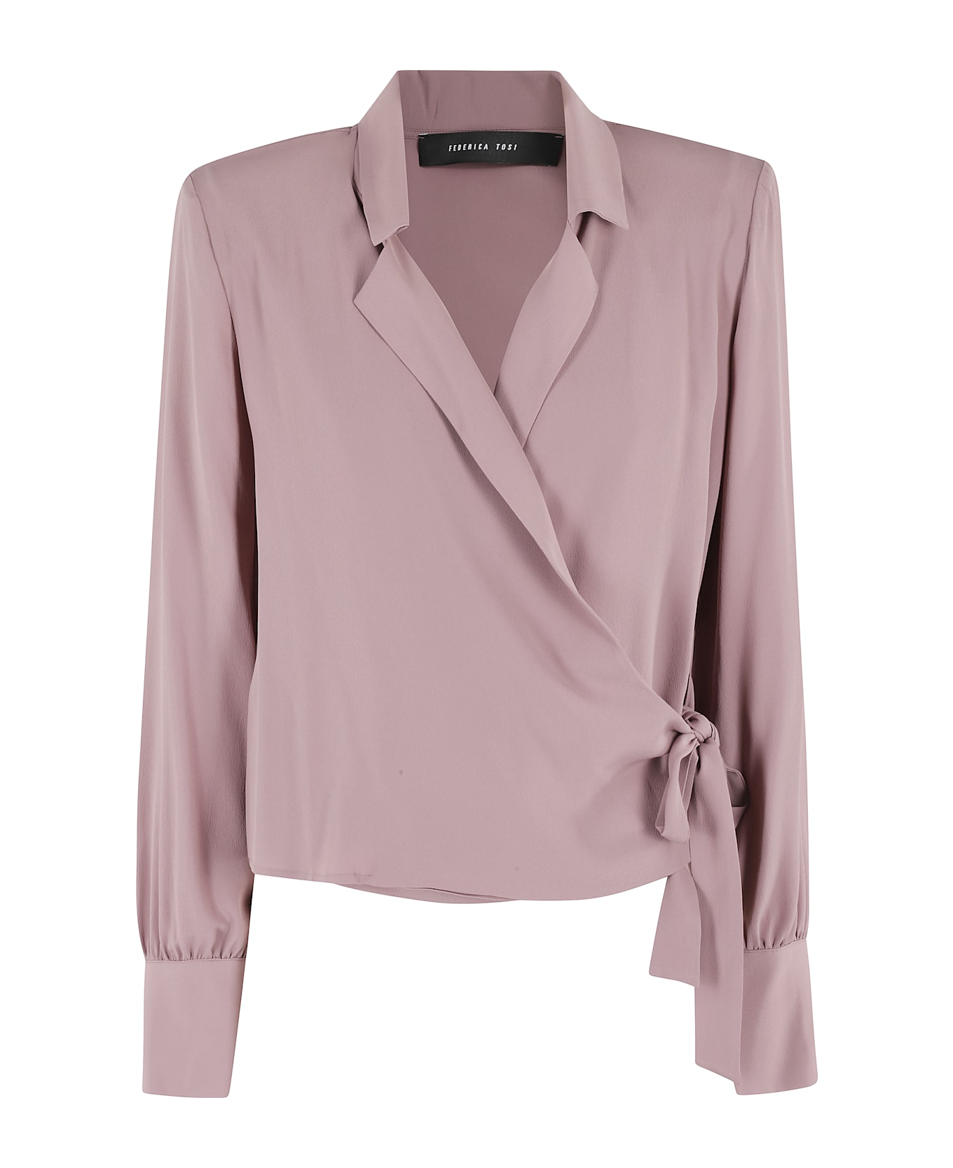 Federica Tosi Incrociata Crepe De Chine