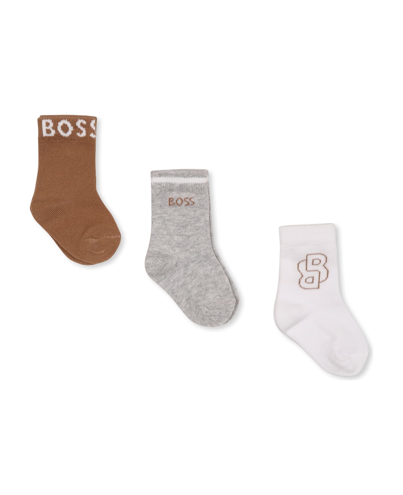 Hugo Boss Multicolor Sock Set For Baby Boy With Logo - Multicolor