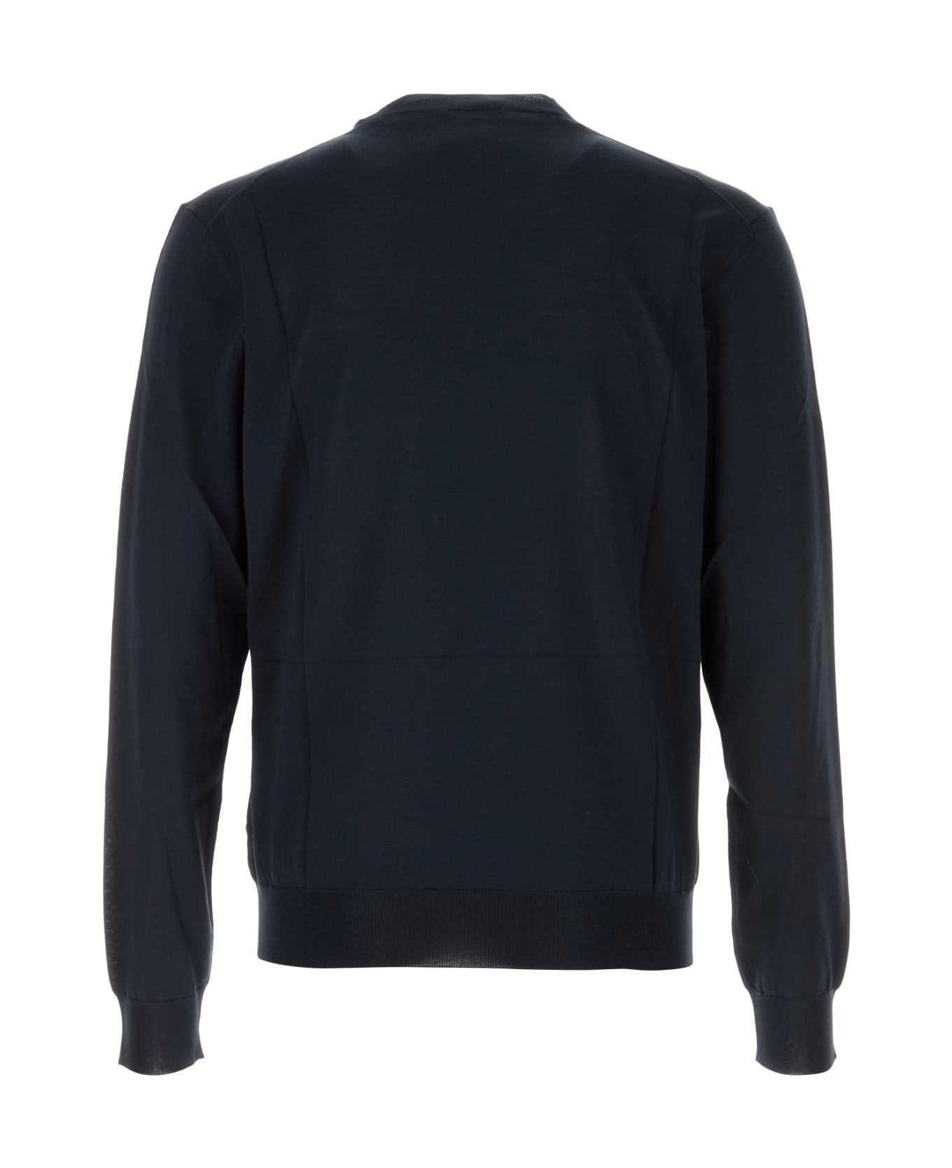 Prada Blue Silk Sweater - BLEU