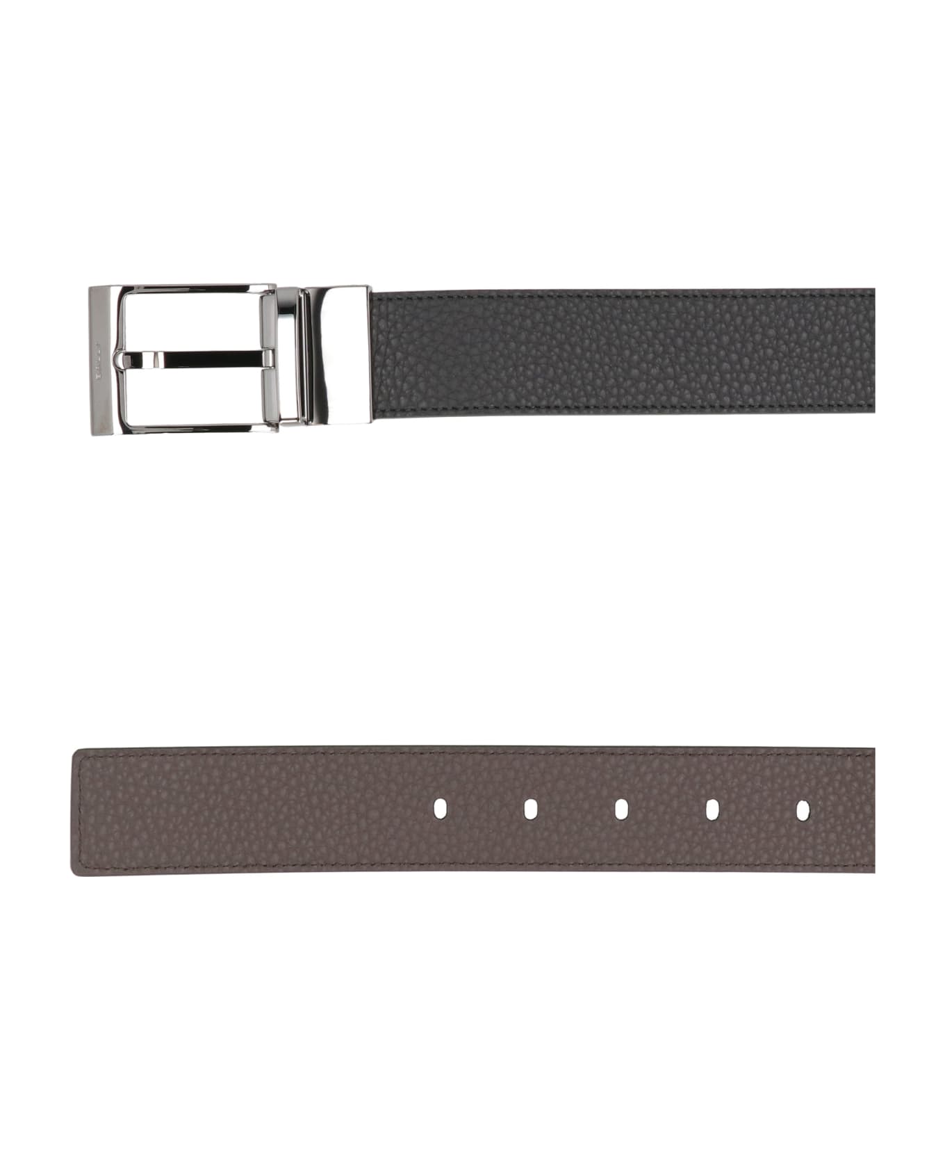 Bally Reversible Leather Belt - black