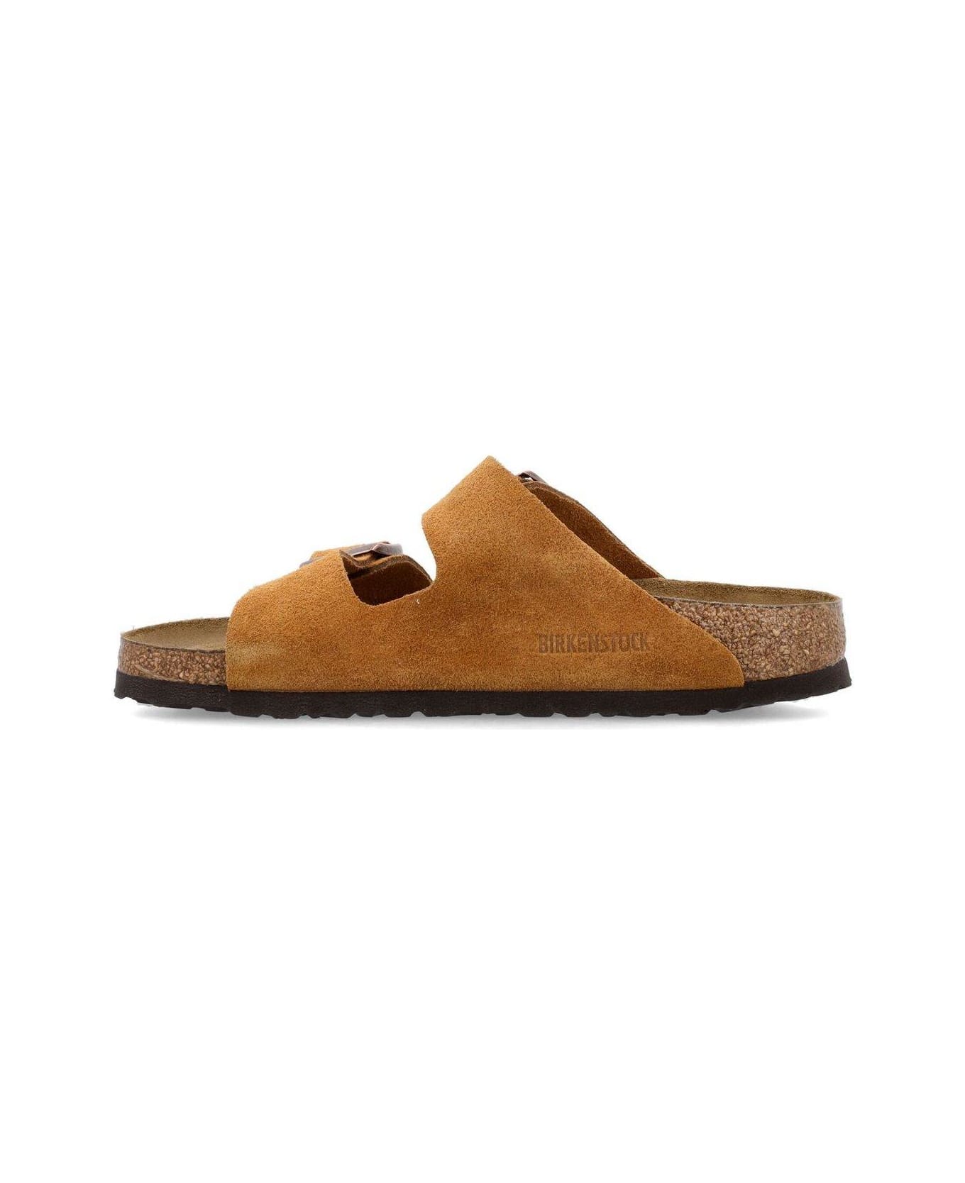 Birkenstock Buckle Detailed Slip-on Sandals - Brown