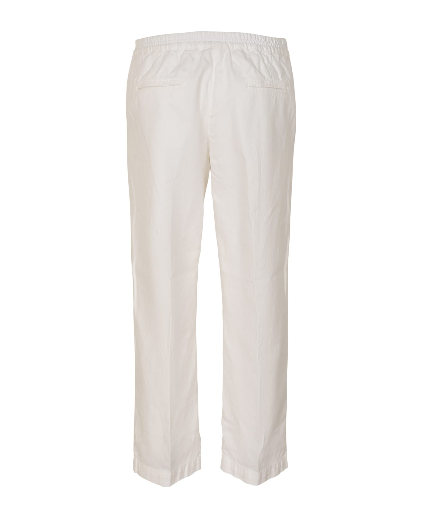 Massimo Alba Buttoned Classic Trousers - White