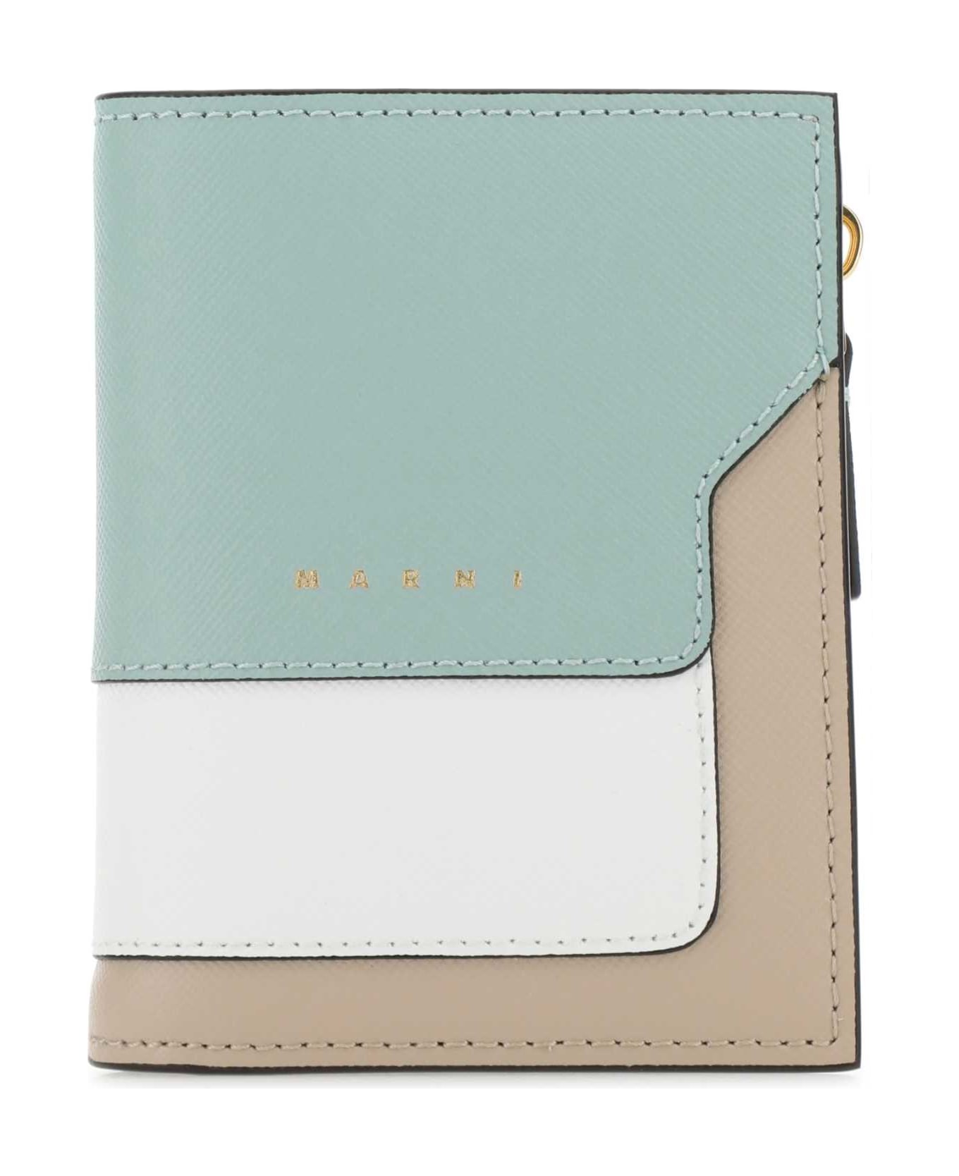 Marni Multicolor Leather Wallet - Z120N