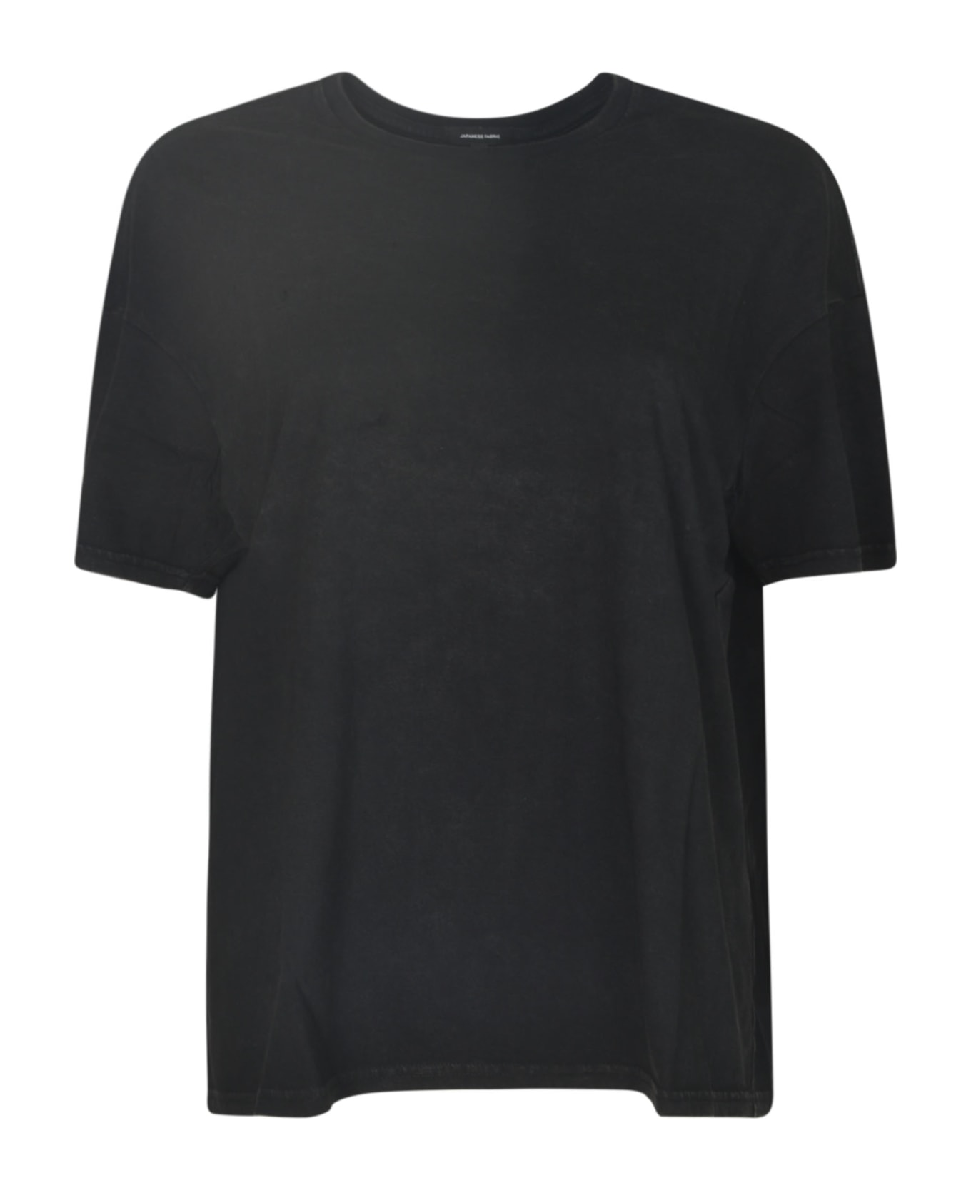R13 Boxy Seamless T-shirt - Acid Black