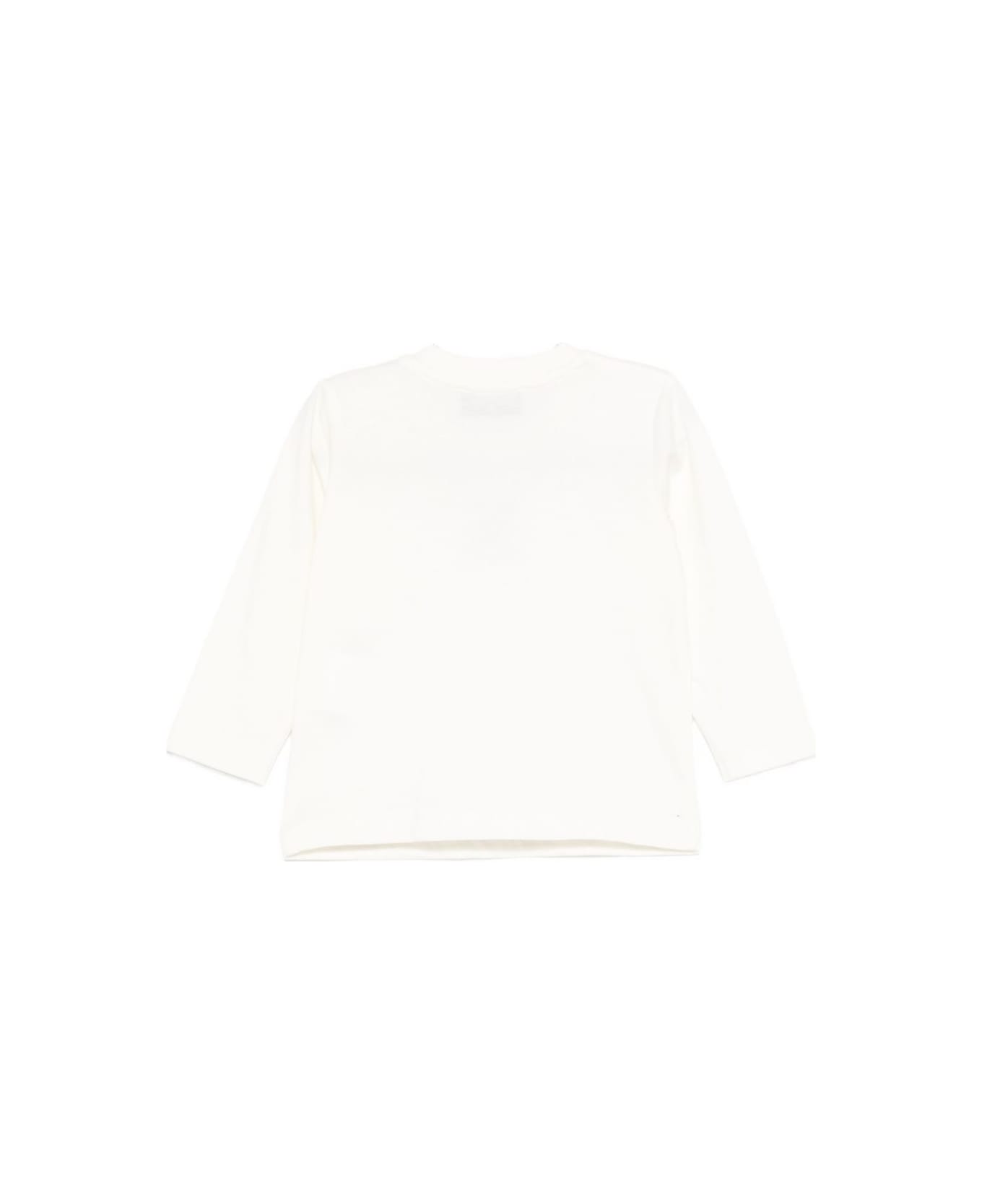 Moschino Kids T-shirt With Teddy Bear Embroidery - White