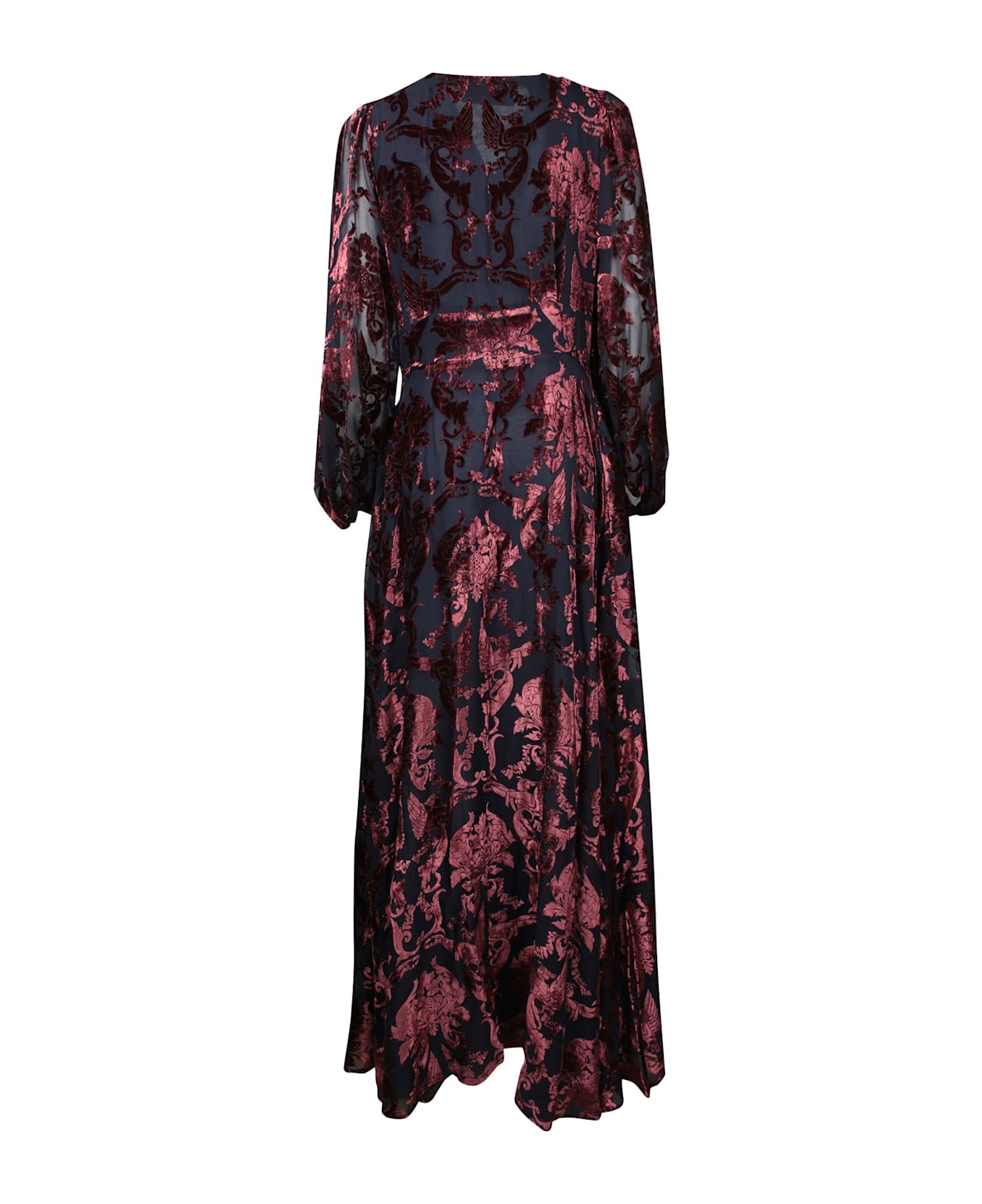 La DoubleJ Camerino Long Dress Bordeaux - Bordeaux