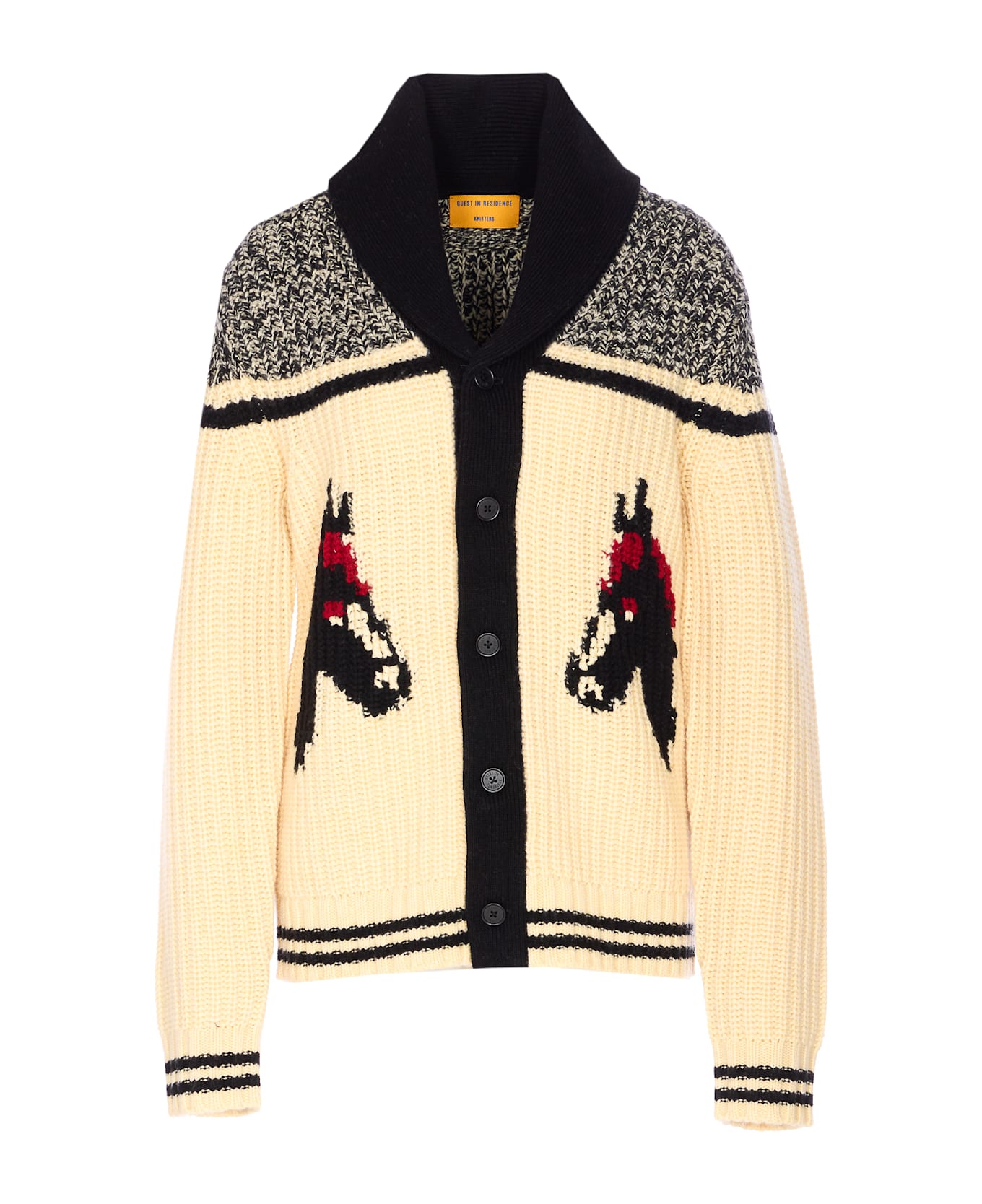 Guest in Residence Rodeo Cardigan - White