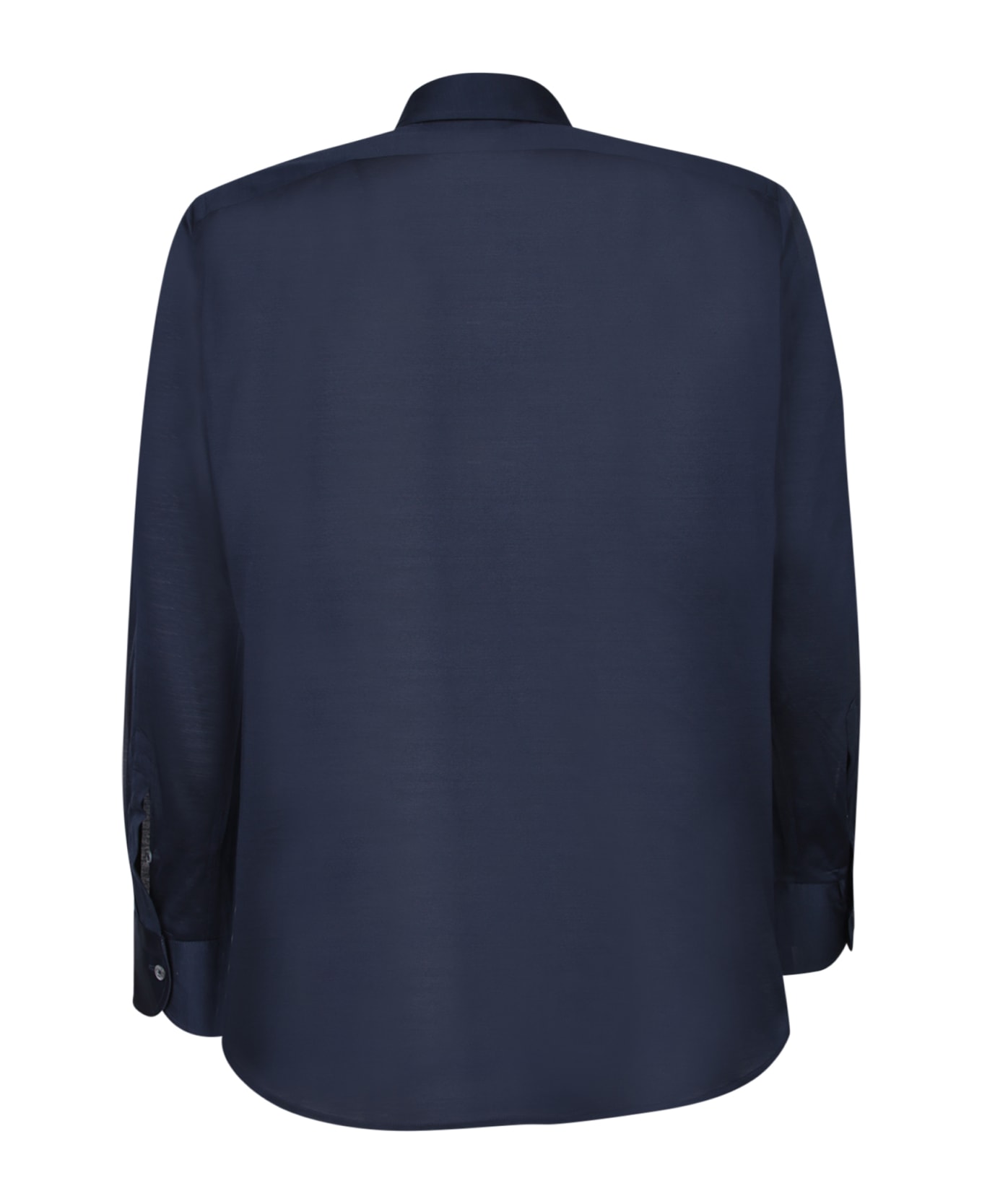 Canali Blue Jersey Shirt - Blue