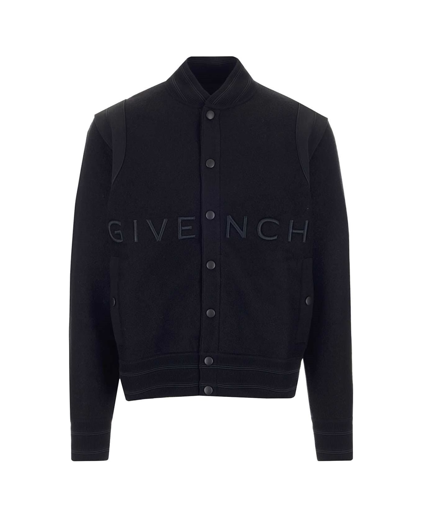 Givenchy 4g Motif Embroidered Jacket - Black