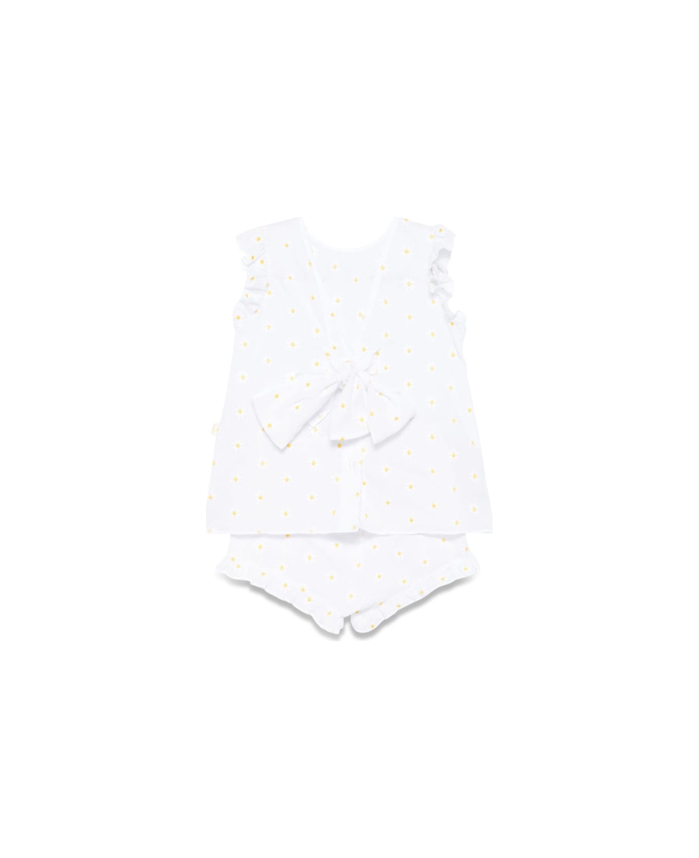 Il Gufo White Two-piece Suit - WHITE