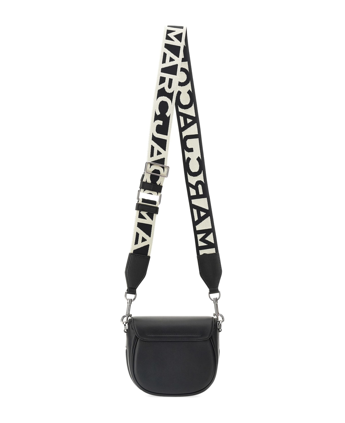 Marc Jacobs Marc Jacob The Small Saddle Bag In Black Leather - Black