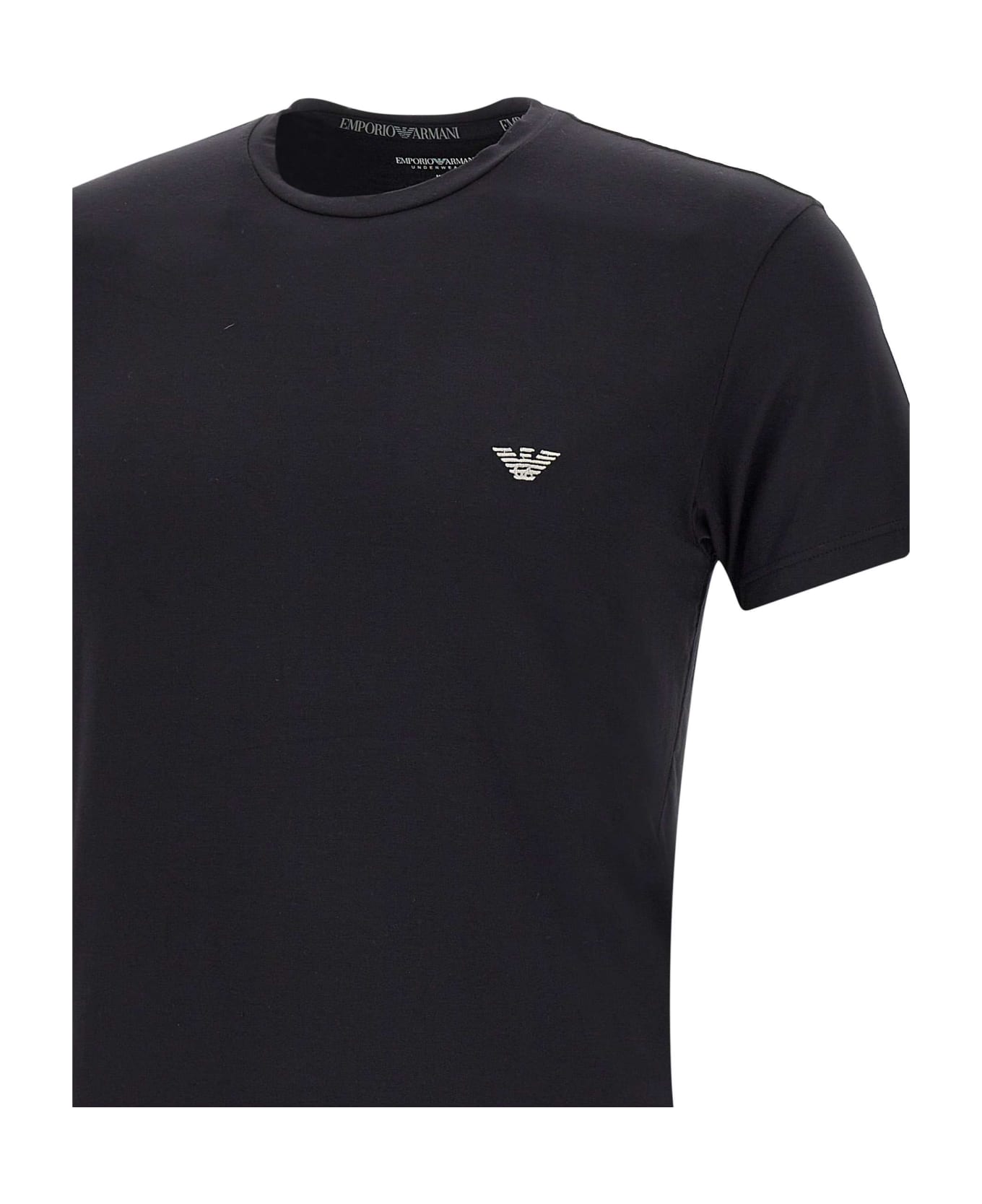 Emporio Armani Modal T-shirt - BLACK