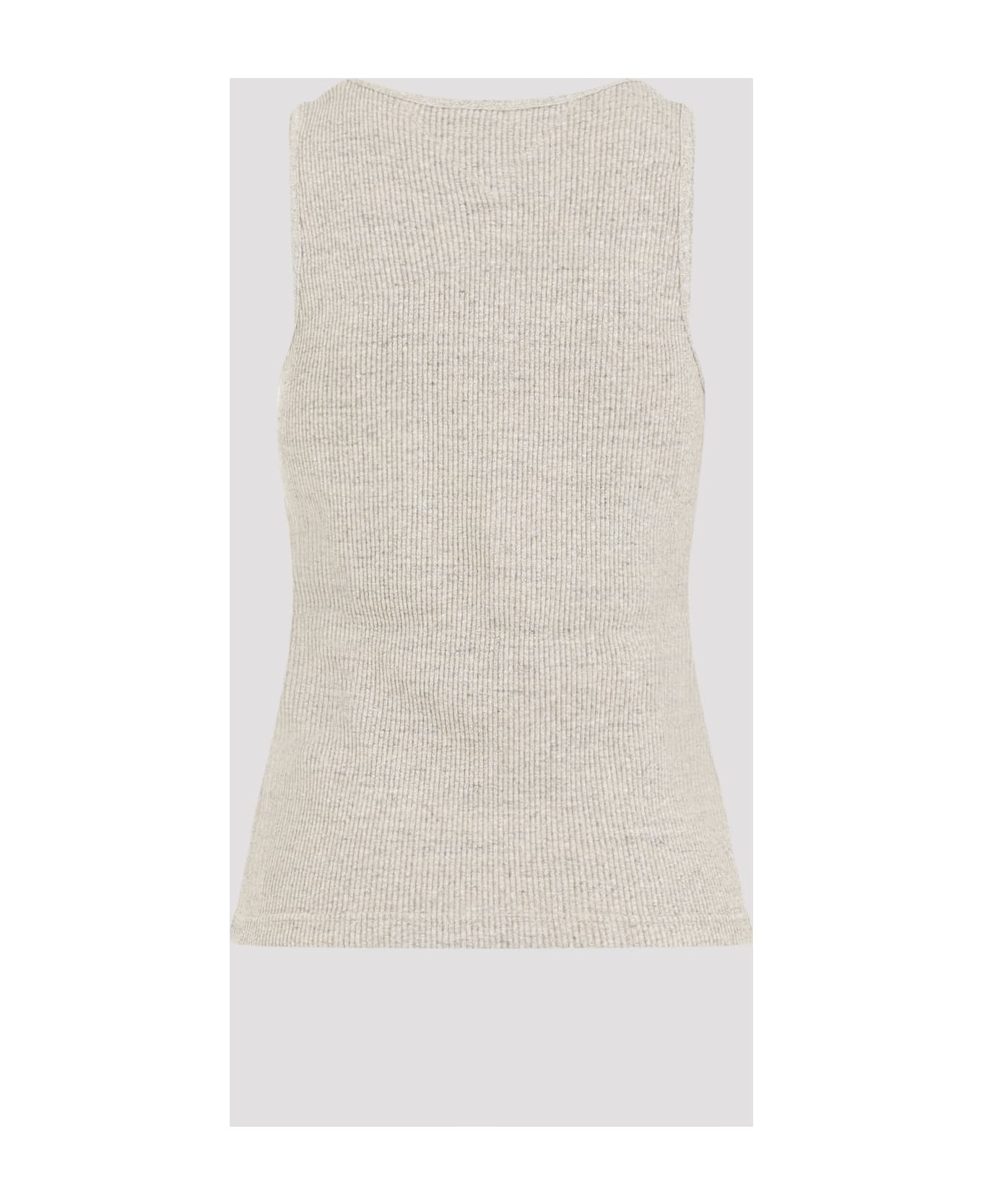 Bottega Veneta Tank Top - Light Beige Melange