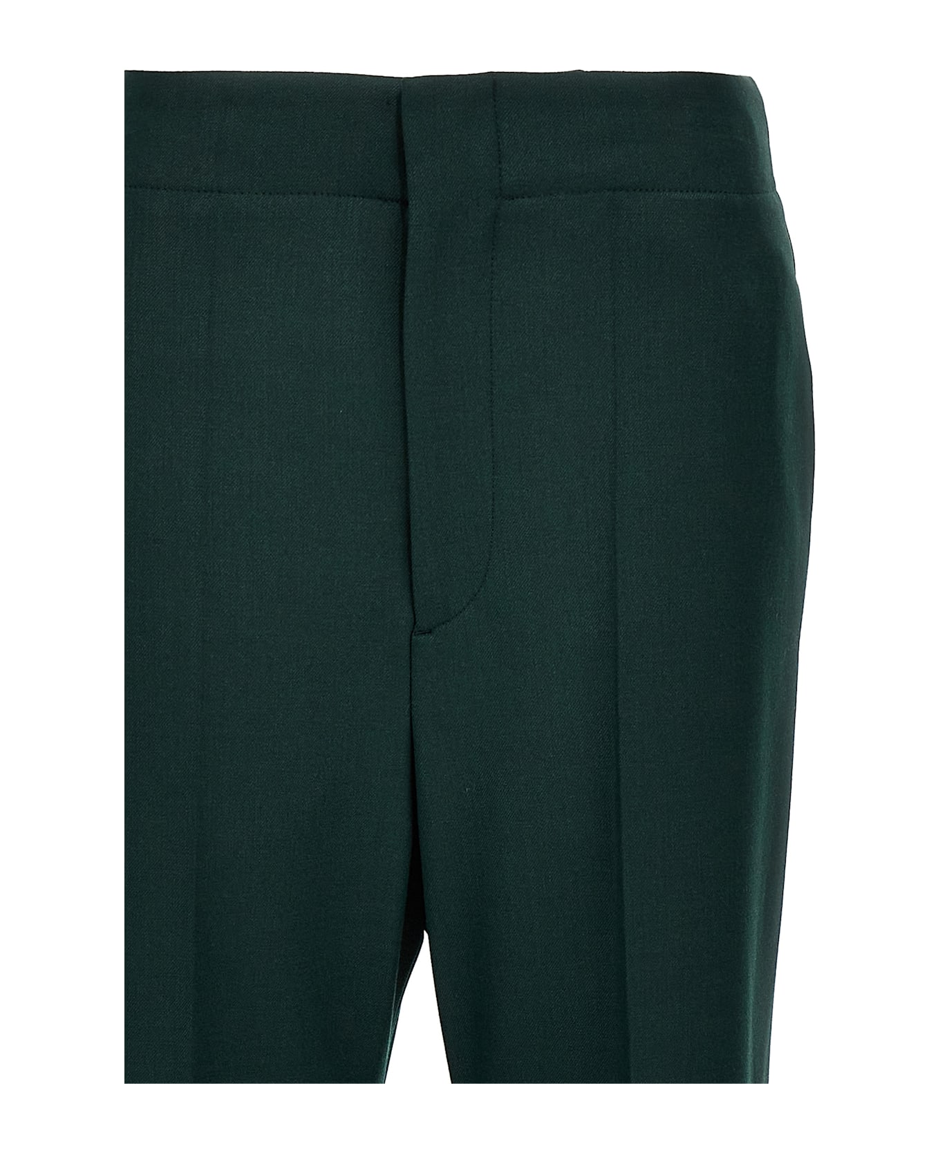 Victoria Beckham 
wide Leg Kick
 Pants - Green