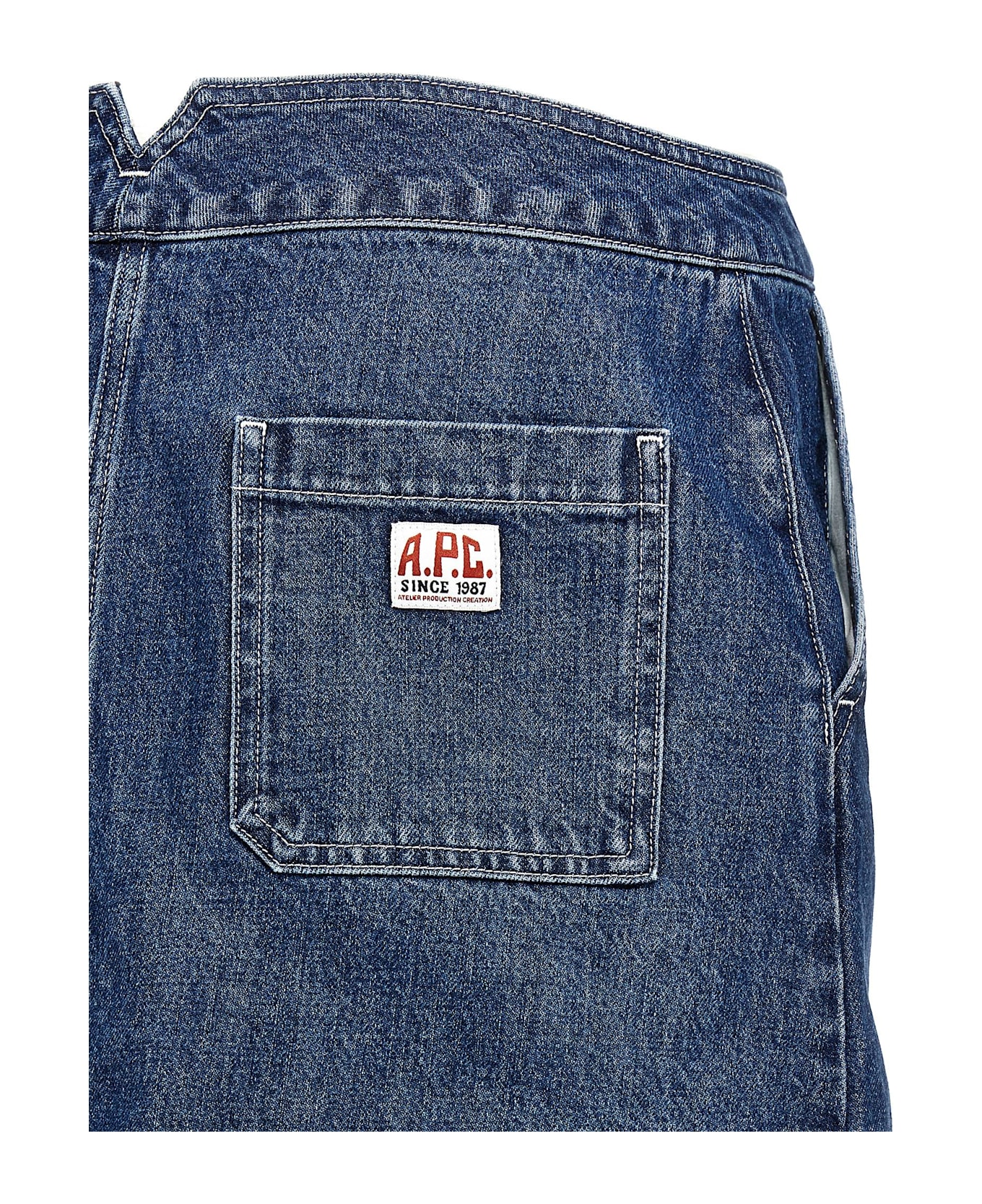 A.P.C. 
christie
 Mini Skirt - Blue