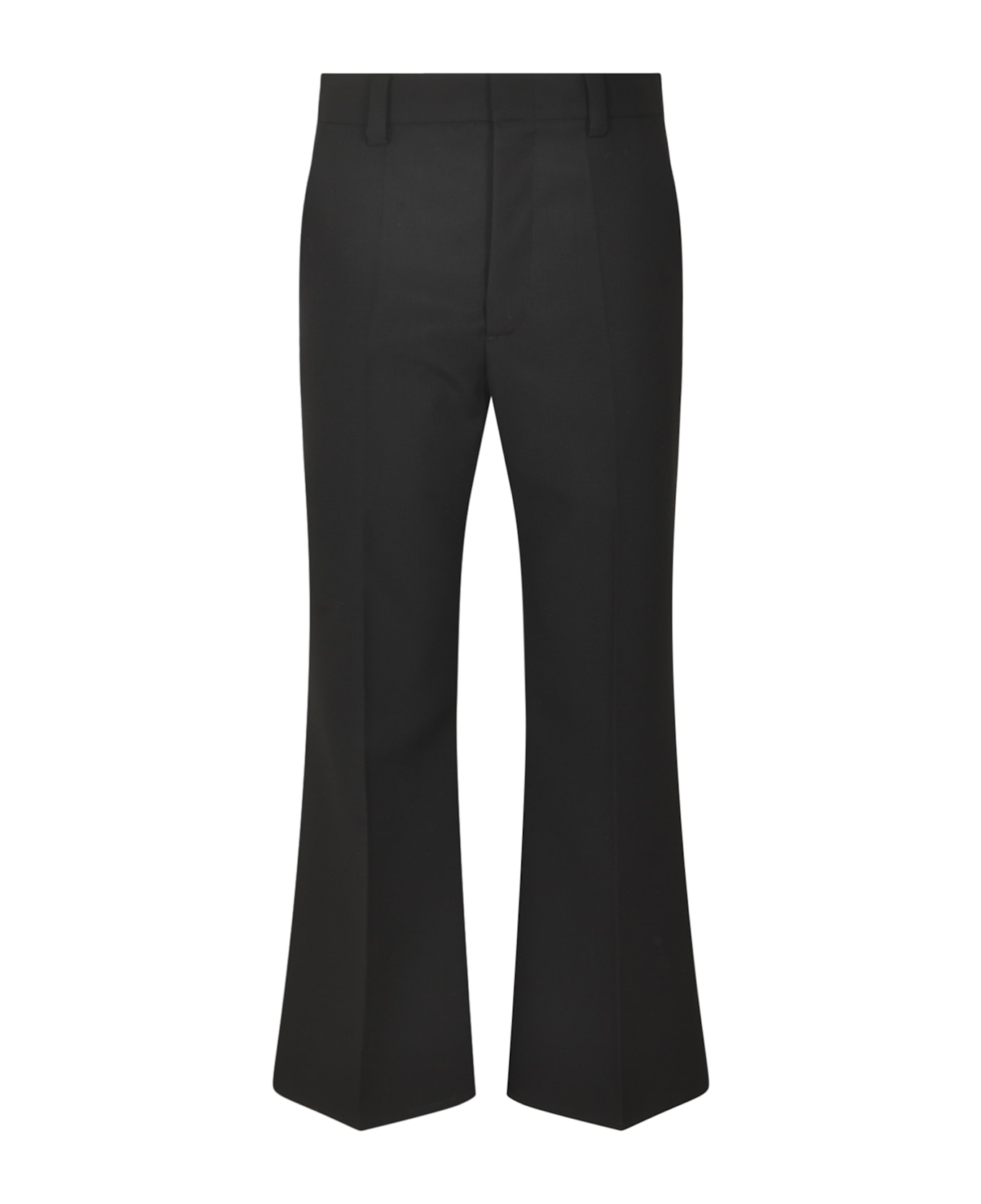 Sofie d'Hoore Flare Cuffs Plain Trousers - Black