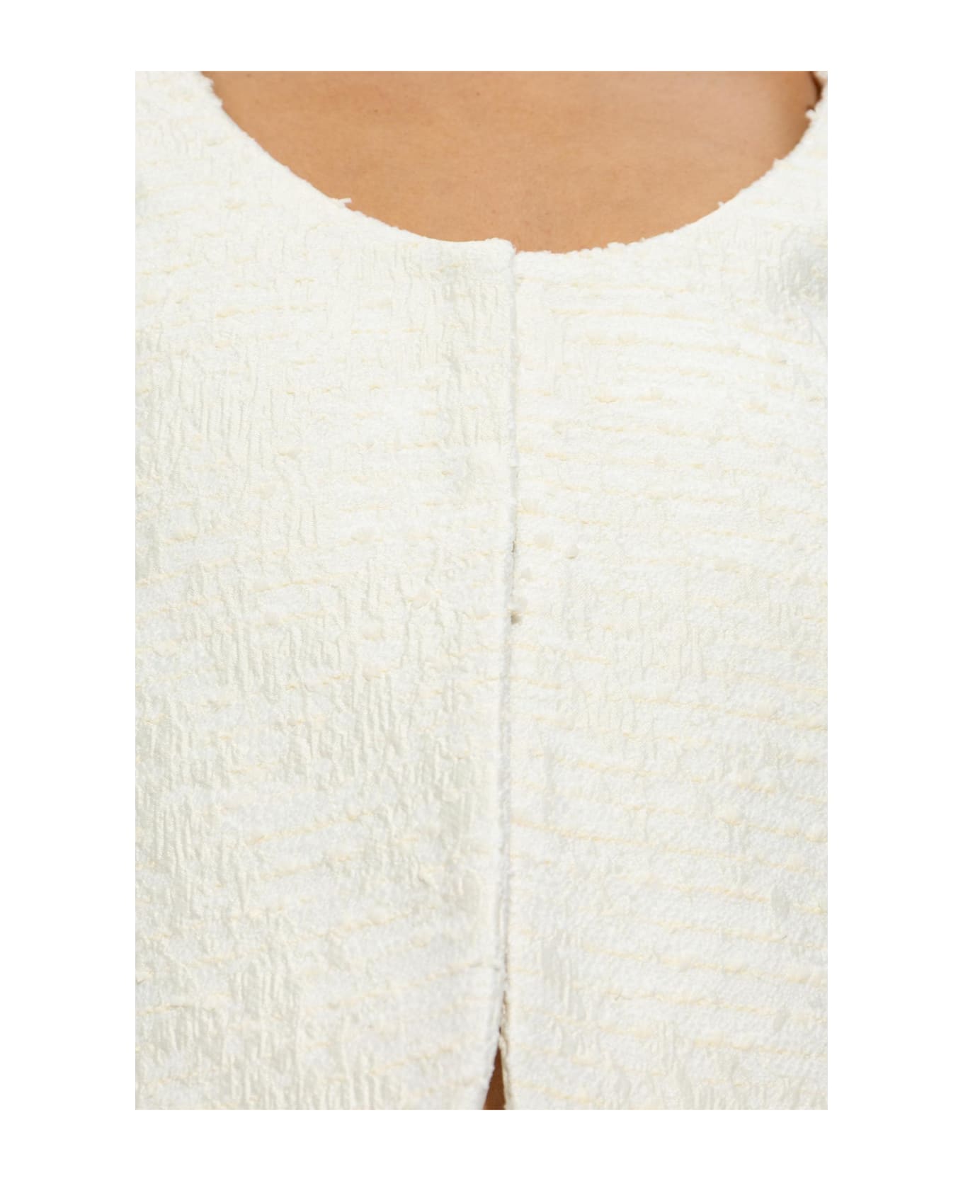 Jacquemus Patterned Blazer - WHITE