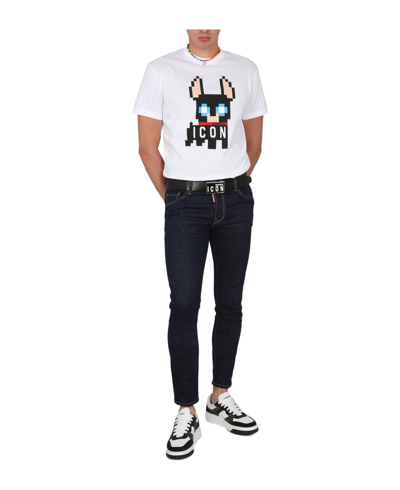 Dsquared2 Icon Ciro Cool T-shirt - White シャツ