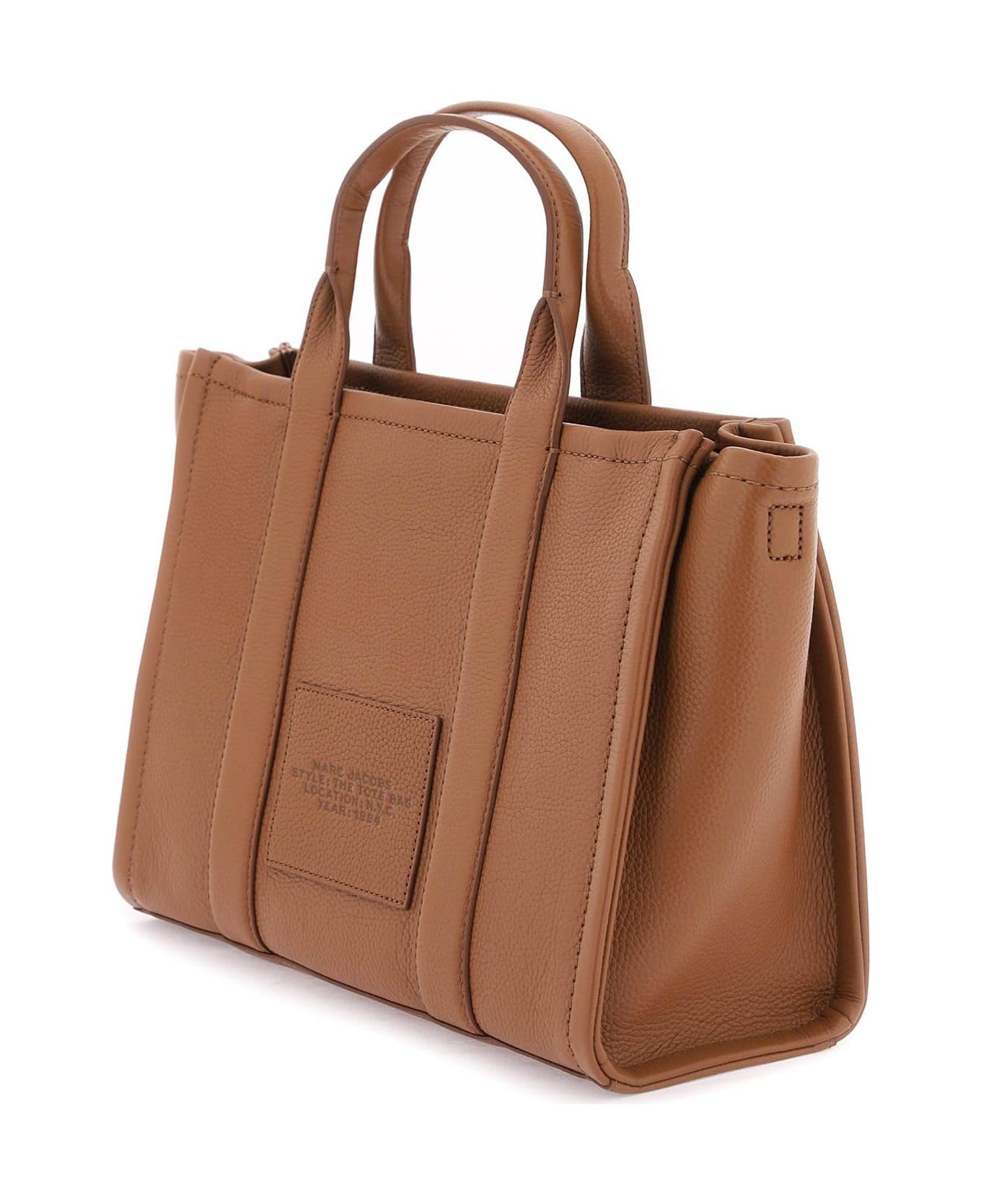 Marc Jacobs Brown Leather Small The Tote Bag - Brown トートバッグ