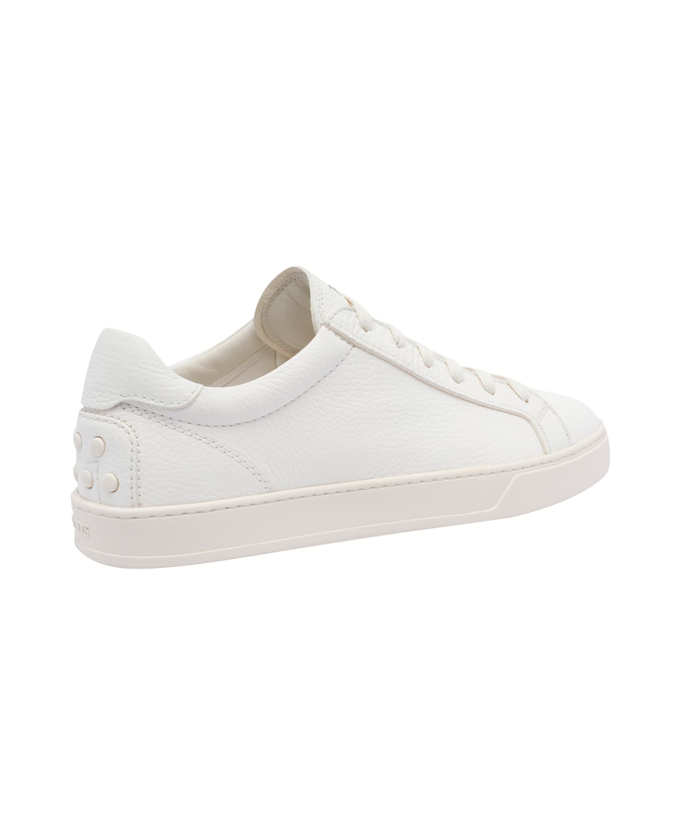 Tod
s Hammered Leather Trainers - White