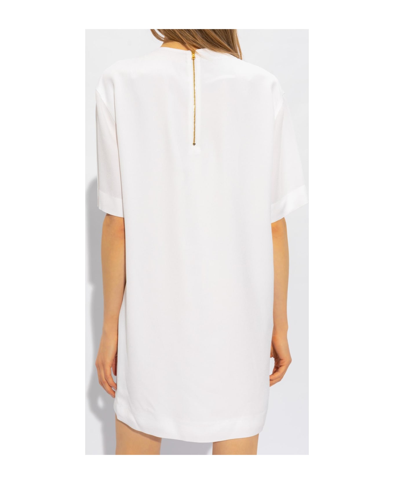 Moschino Dress With Logo - White Tシャツ
