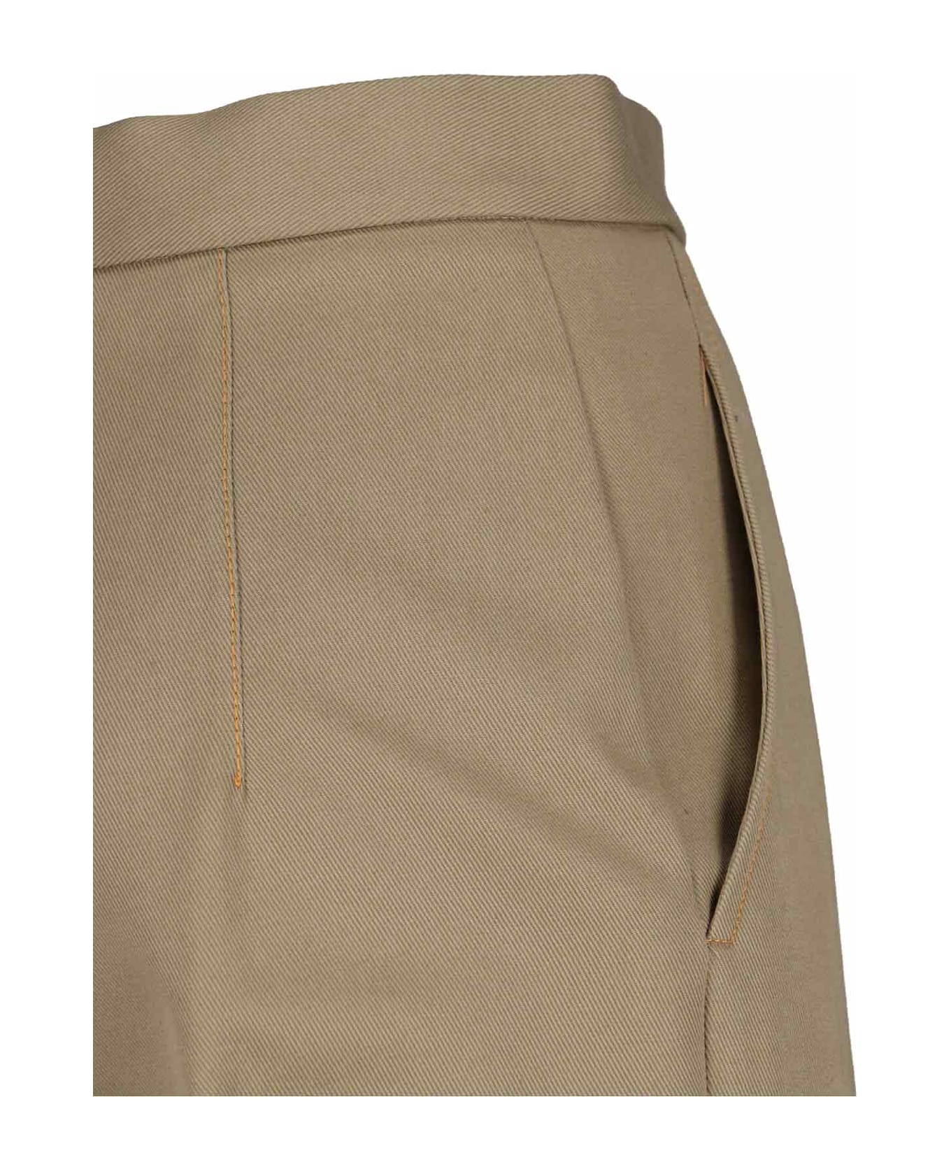 Vivienne Westwood Palazzo Pants With Pleats - Beige