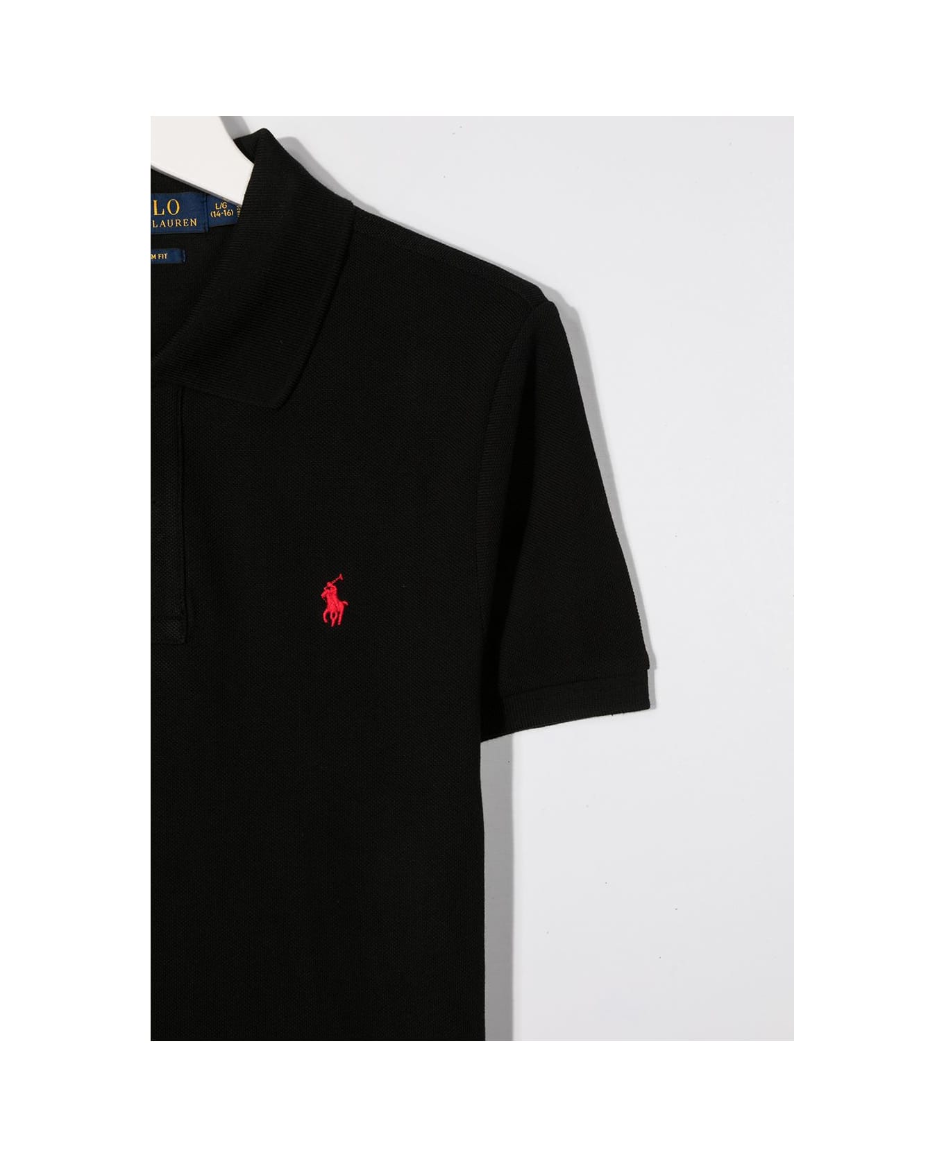 Polo Ralph Lauren Kids Polo Shirt With Embroidery - Black Tシャツ＆ポロシャツ