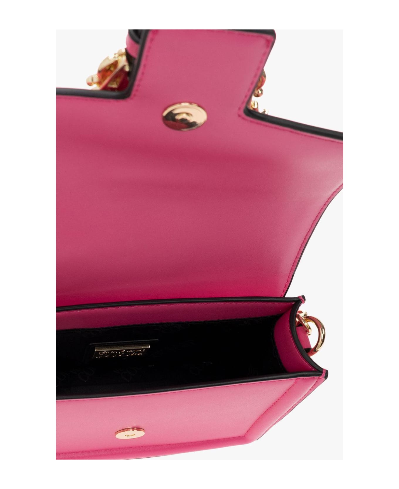 Versace Jeans Couture Shoulder Bag In Rose-pink Faux Leather - Fucsia