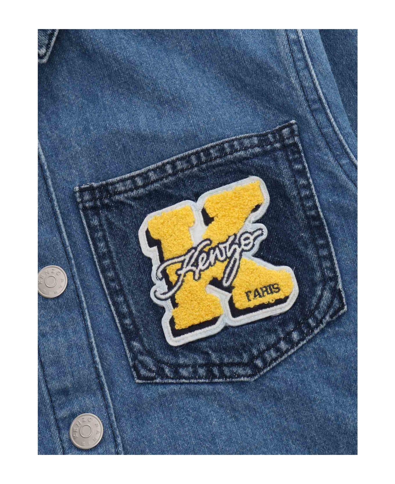 Kenzo Kids Jeans Jacket - GREY コート＆ジャケット