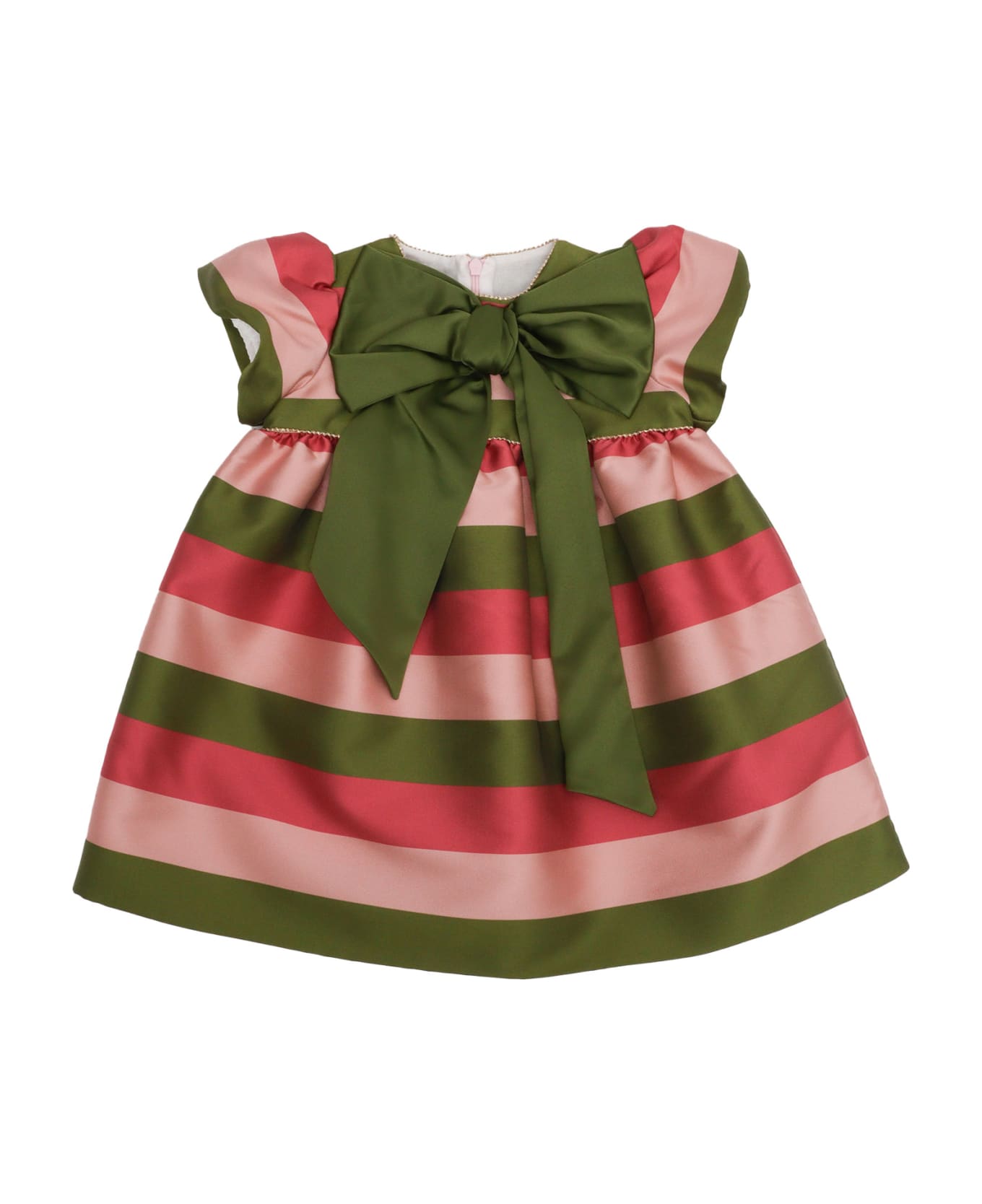 La stupenderia Maxi Bow Dress - GREEN