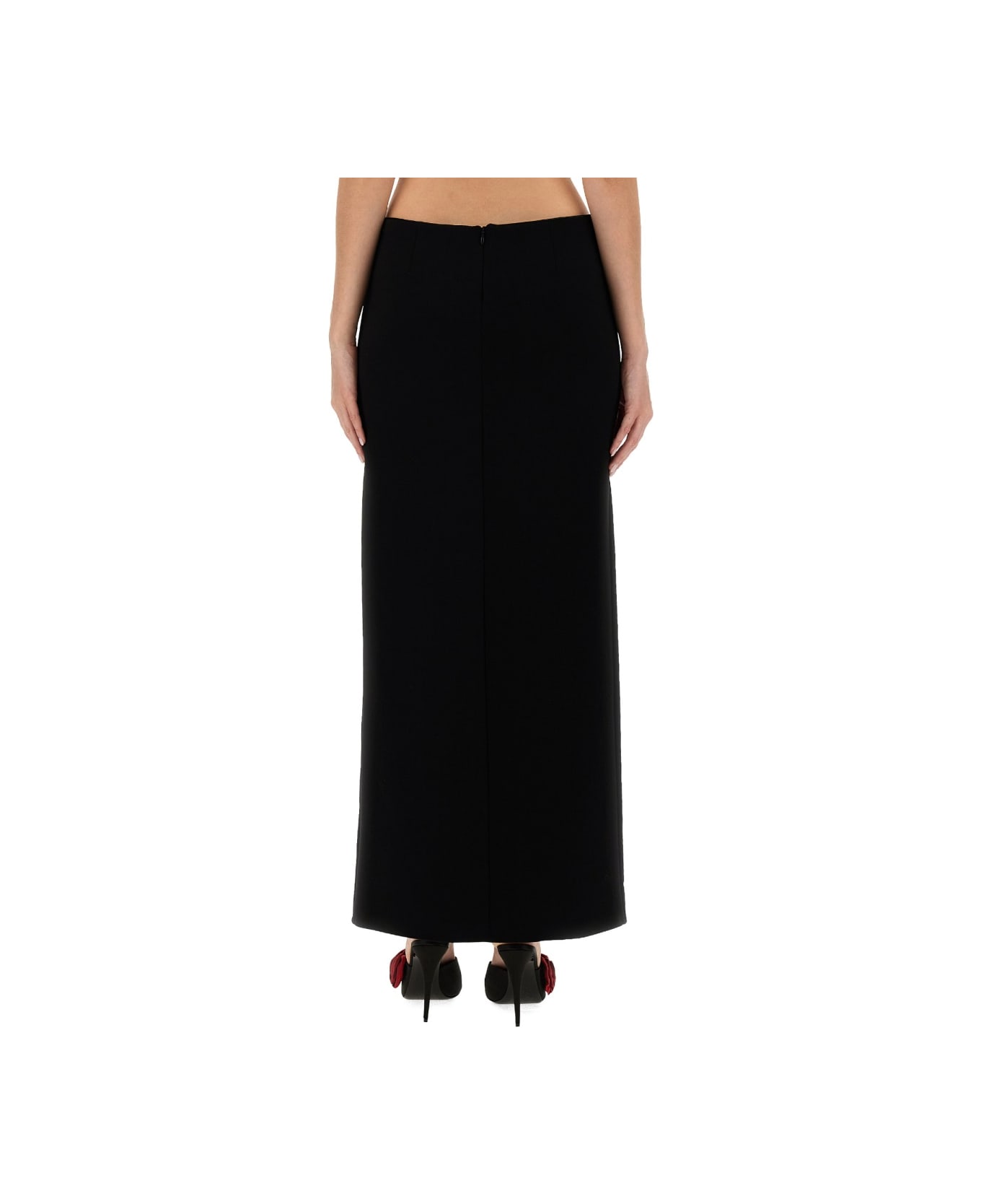 Magda Butrym Long Skirt - BLACK