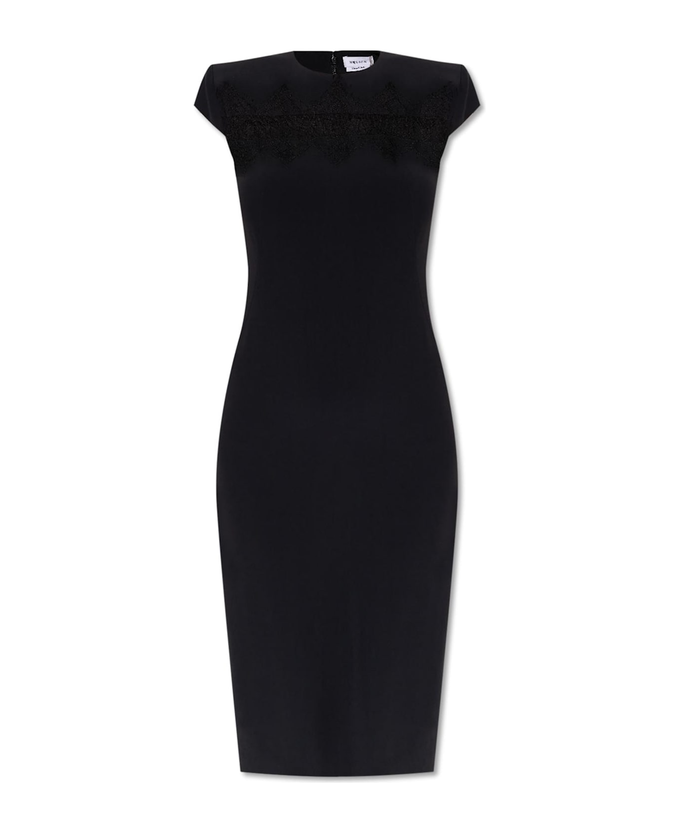 Alexander McQueen Dress With Back Slit - Black