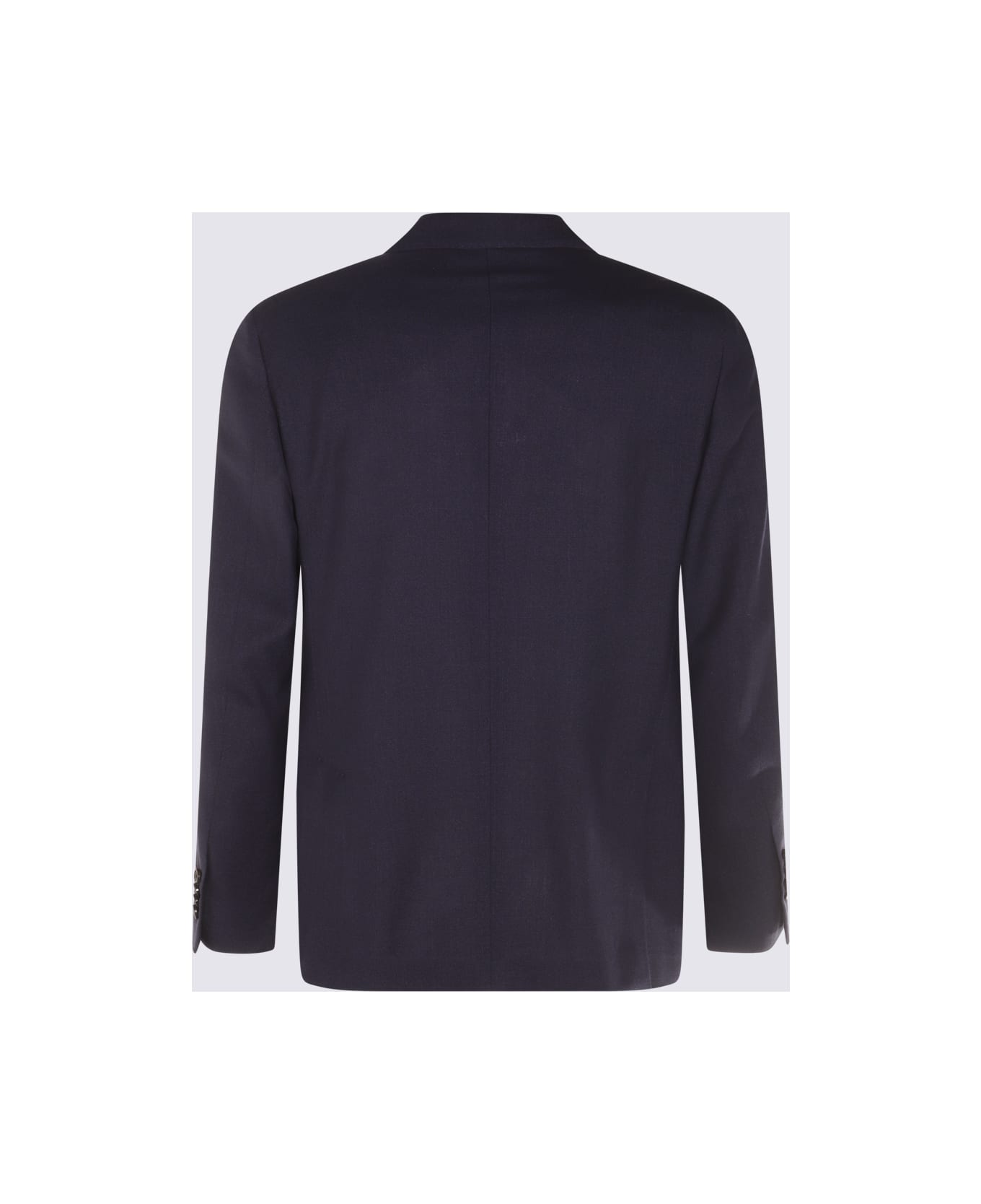 Lardini Dark Blue Viscose Suits - Blue