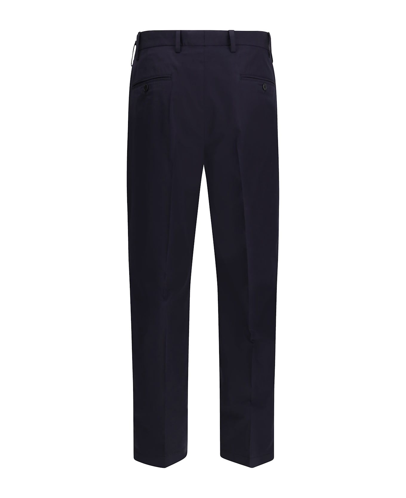Prada Tailored Cotton Poplin Trousers