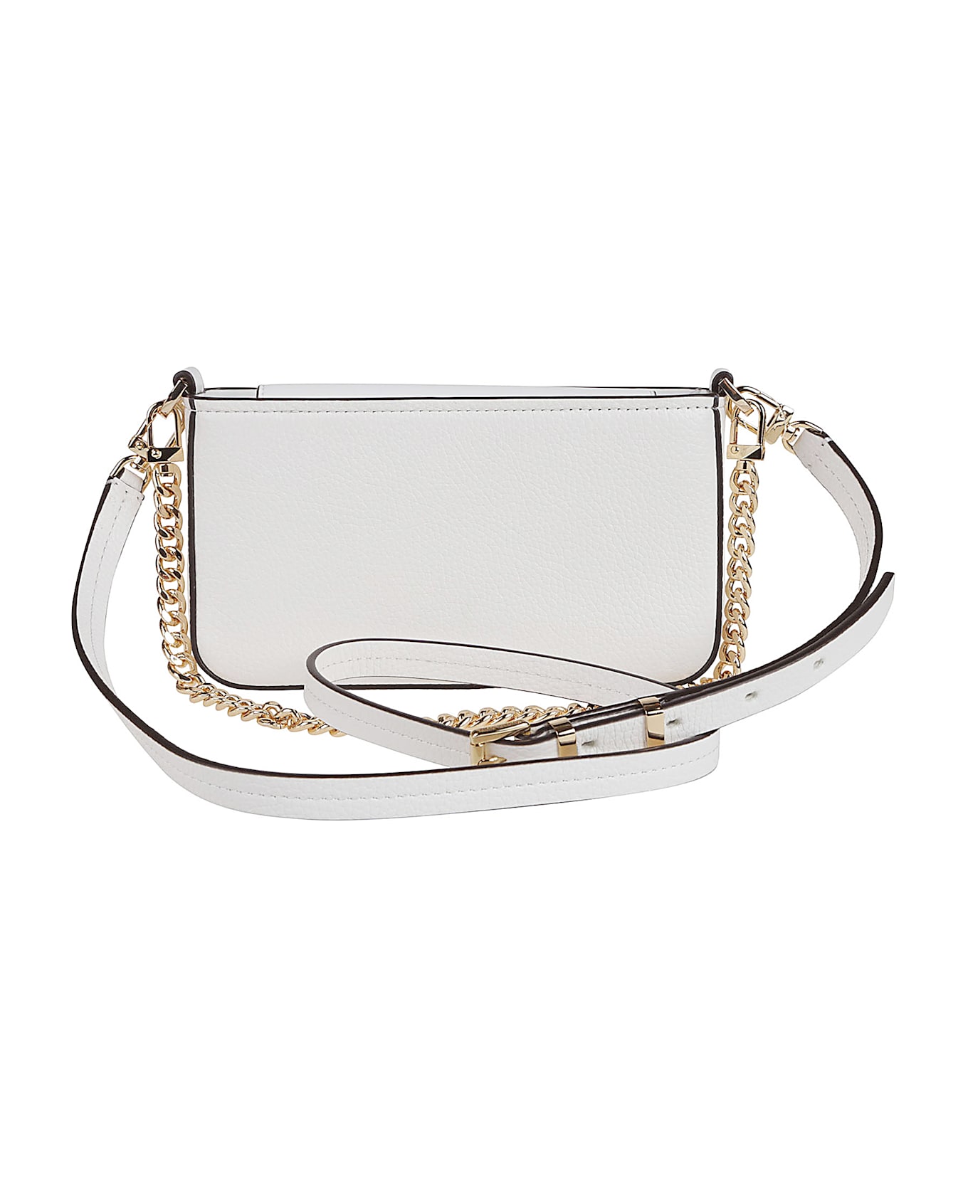 Michael Kors Bryant Small Convertible Crossbody Pouchette Bag - Optic White