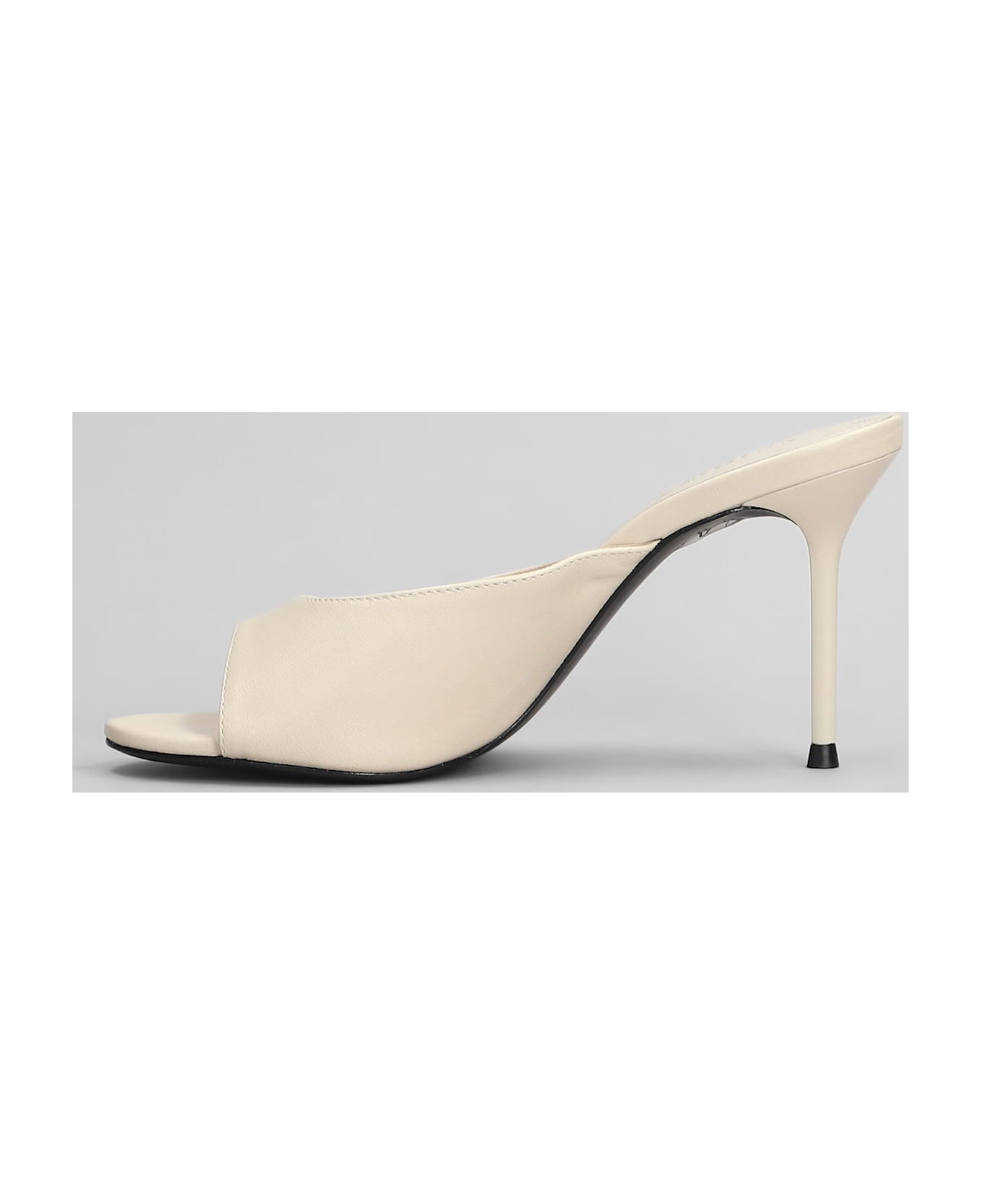 Schutz Slipper-mule In Beige Leather - beige