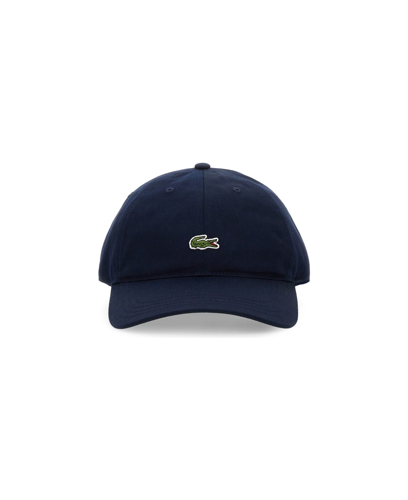 Lacoste Baseball Hat With Logo - Blue