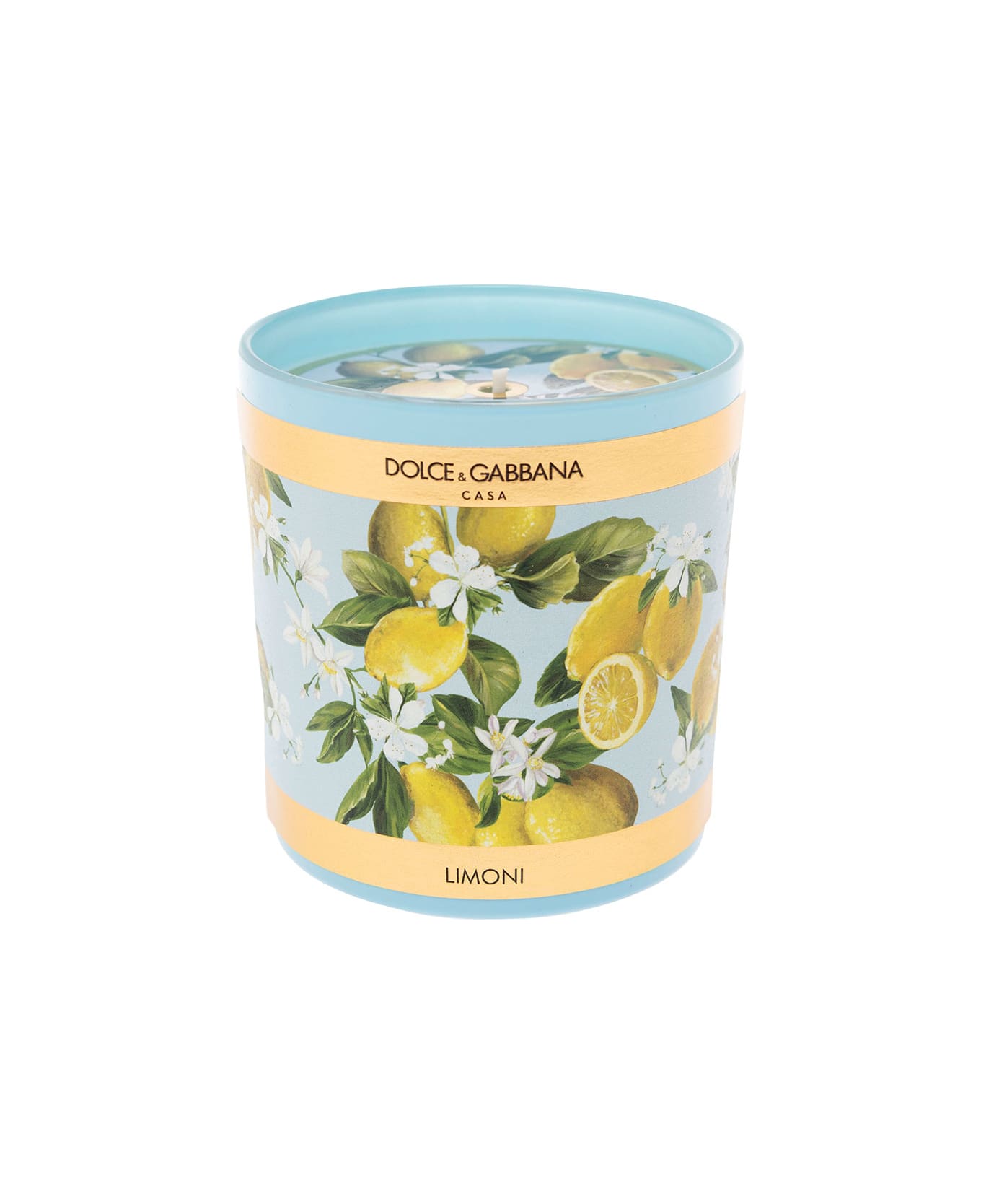 Dolce & Gabbana Lemon Scented Candle - Light blue インテリア雑貨